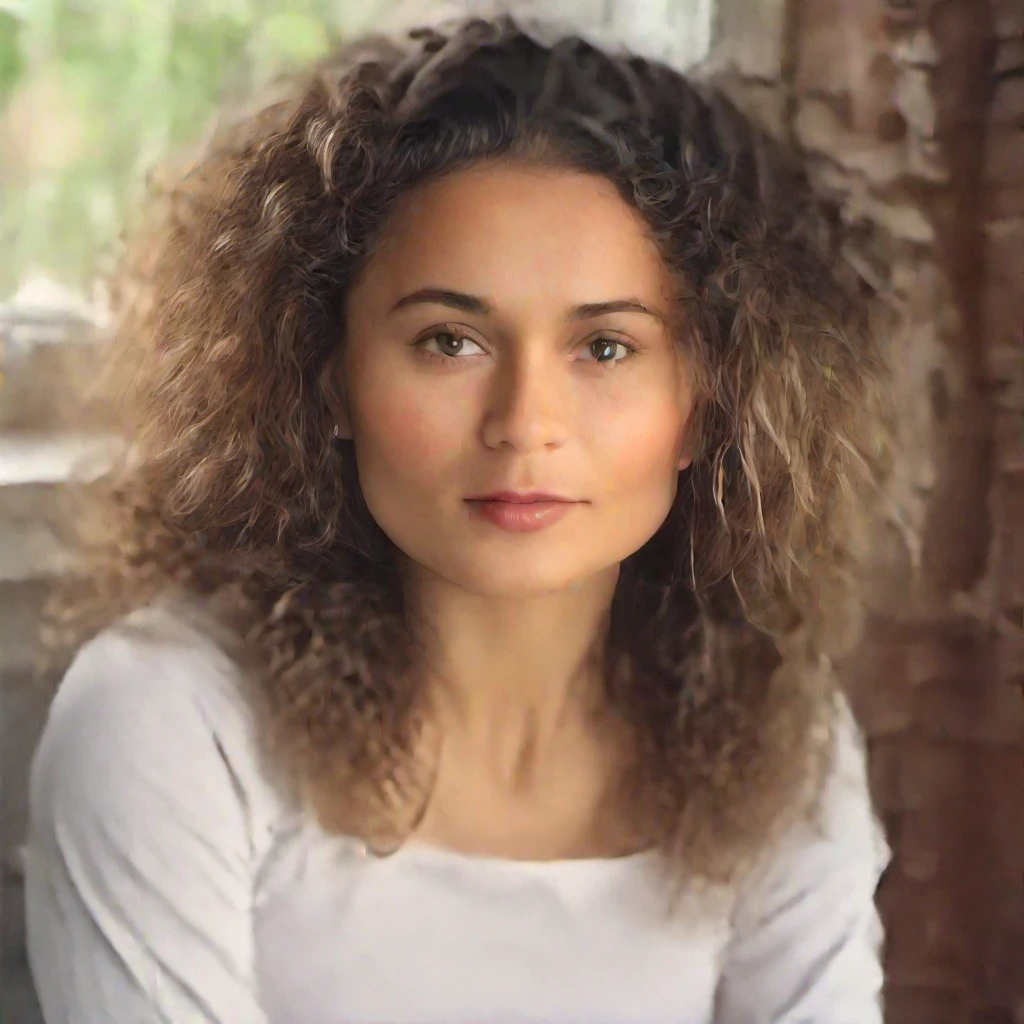 (masterpiece, best quality:1.2), a 30yo woman (curly hair), looking at viewer, solo