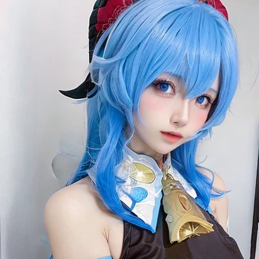 <lora:izayoimiku_v2:1>, izayoi_miku, date a live, blue hair, blush, breasts, cleavage, crescent, crescent hair ornament, dress, gloves, hair ornament, head tilt, large breasts, layered dress, long hair, looking at viewer, open mouth, antyhose, puffy short sleeves, puffy sleeves, purple eyes, short sleeves, solo, tareme, white background, white gloves, yellow dress, white pantyhose, yellow high heels, full body,, masterpiece, best quality,beautiful studio soft light, edge light, vibrant details, lace, anatomy, elegant, beautiful background, octane rendering, 8k, best quality, masterpiece, illustration, extremely delicate and beautiful, extremely detailed, CG, uniform, wallpaper, (photorealistic, photorealistic: 1.37), breathtaking, fine detail, masterpiece, best quality, official art,