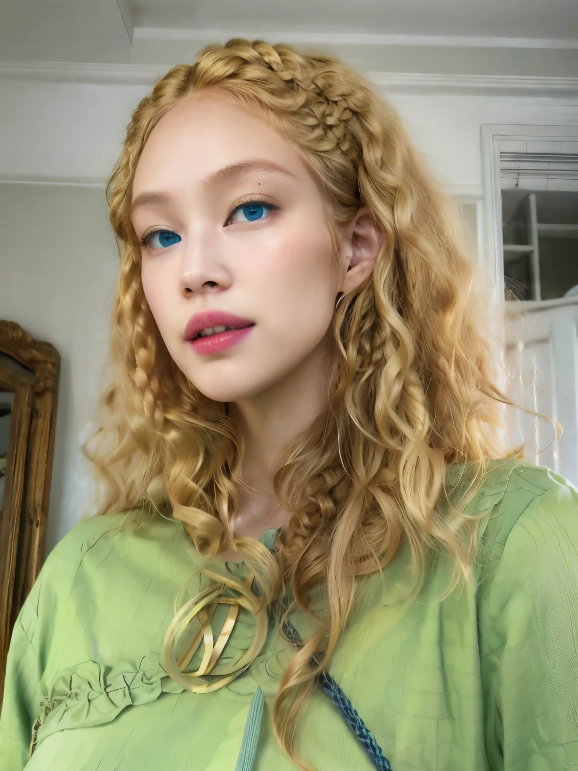 blonD woman with blue eyes anD curly hair wearing a green shirt, pale skin curly blonD hair, curly blonDe hair | D & D, a girl with blonDe hair, blonDe curly hair, very very curly blonD hair, sem maquiagem cabelos ondulados, blonD curly hair, curly blonDe hair, curly blonD, long curly light blonD hair, curly blonD hair, short curly blonDe haireD girl