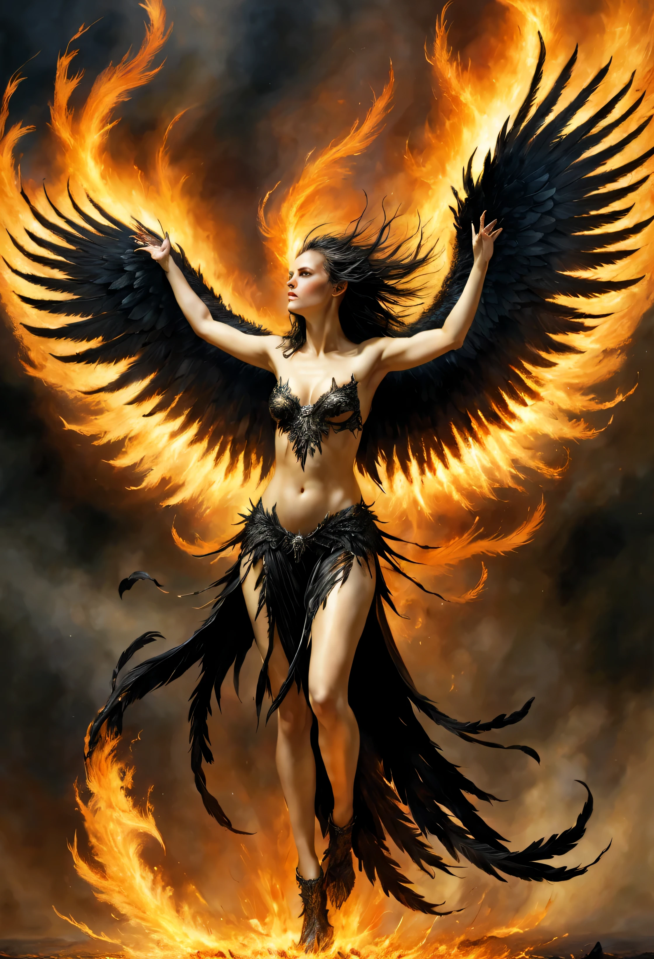 Aux enfers, au sommet d’un immense pilier gigantesque se trouve le trône du pouvoir de la reine des enfers, la femme de Lucifer_morning_star, assise sur le trône, ((trône du pouvoir)), enfers, flammes, cheveux blancs, flammes rouges sang, trône subtilement ouvragé très détaillé, trône immense,  trône du pouvoir des enfers, (photographie prise de très loin, grande profondeur de champ), plan large des enfers, (proportions parfaites, masterpiece, hyperRéaliste, masterpiece, superior quality, high resolution, Extremely detailed, highly detailed 8K wallpaper, détails fractales) , paysage des enfers 