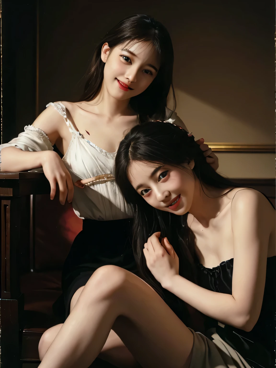 full body portrait ,fruits,Grapes,Rosa,antique,A smile,,Sweet and seductive appearance.、Caravaggio's paintings、Chiaroscuro of Caravaggio,Two women frolicking,Cute smile, Expression of ecstasyfull body portrait ,fruits,Grapes,Rosa,antique,A smile,,Sweet and seductive appearance.、Caravaggio's paintings、Chiaroscuro of Caravaggio,Two women frolicking,Cute smile, Expression of ecstasy