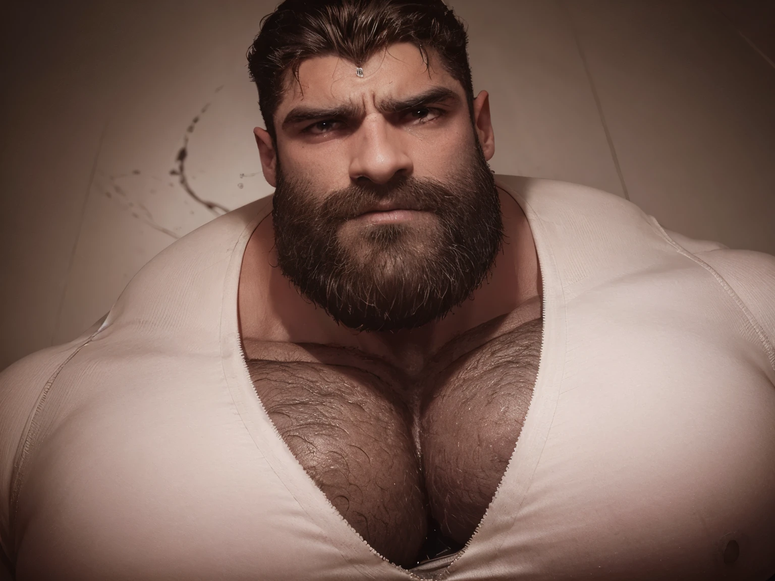 Um homem musculoso gigante, viril, enorme, crescimento cada vez mais, roupas rasgadas, peito enorme, cara de bravo, maior que a Terra, maior que o universo, imposing presence, incredible strength, olhar intenso, muscular arms, pernas grossas e poderosas, Robust appearance, imenso poder, dominante, energia intensa, Unstoppable strength, aura esmagadora, monumental strength, Fearless expression, corpo enorme, muscle definition, musculatura esmagadora, colossal strength, Epic Proportions, invincible titan, estatura intimidante, unlimited power, viril, sexy