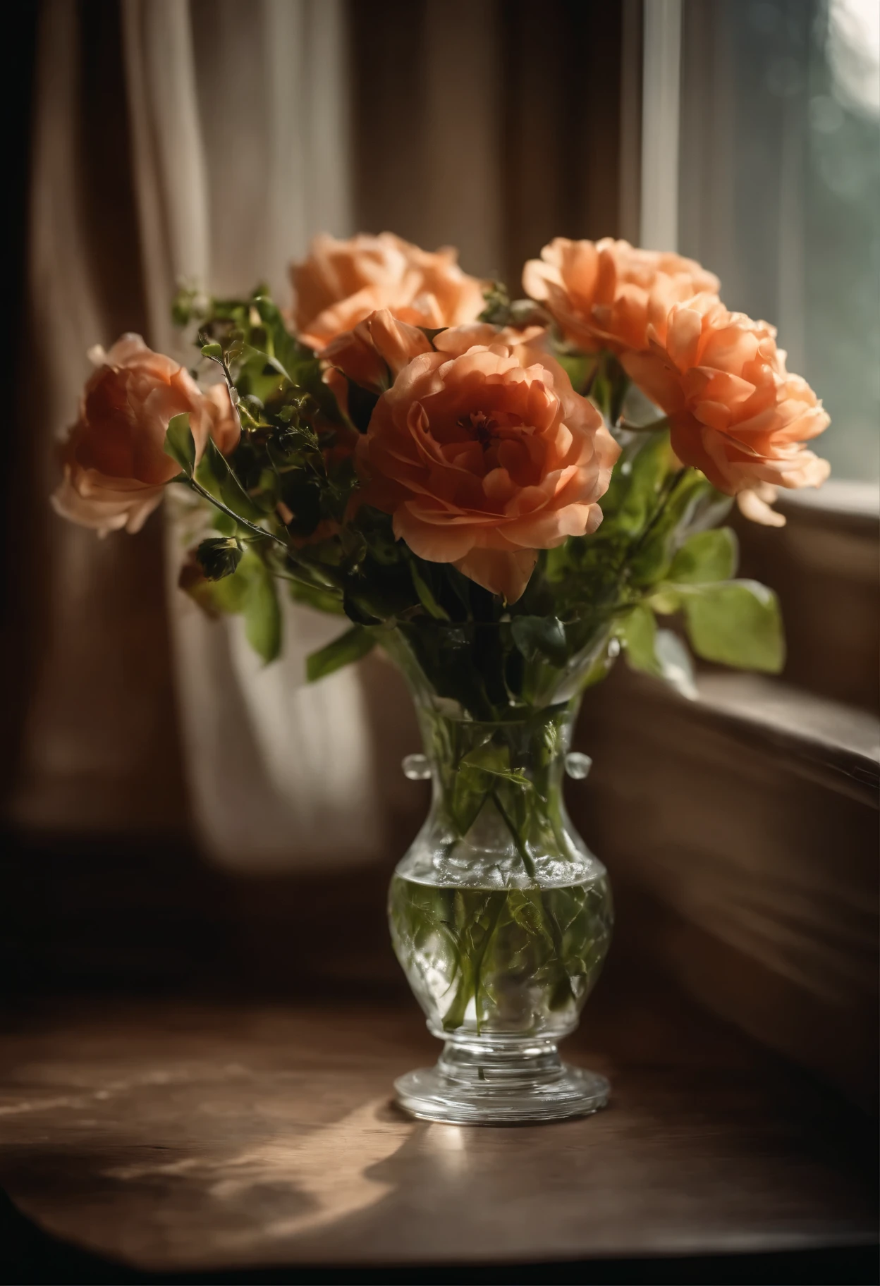 Flowers in a vase, best quality,high quality photos, Still life photography,the greatest masterpiece,best quality,
