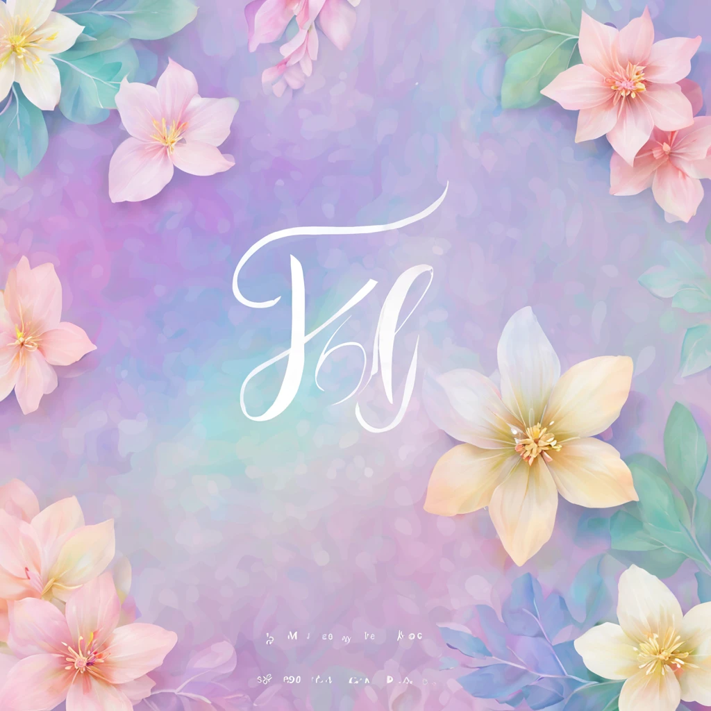 (text: “春”:1.4), best quality, newly designed font, iridescent pastel colors