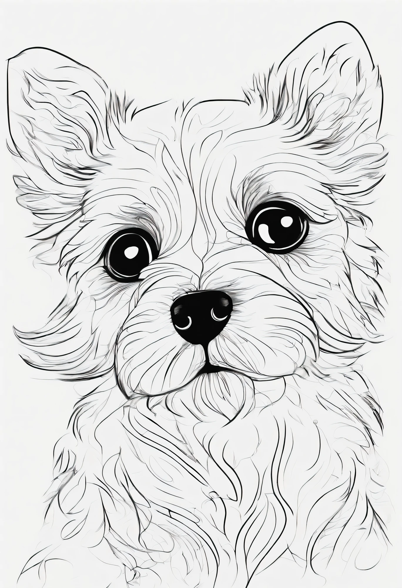 a cute puppy