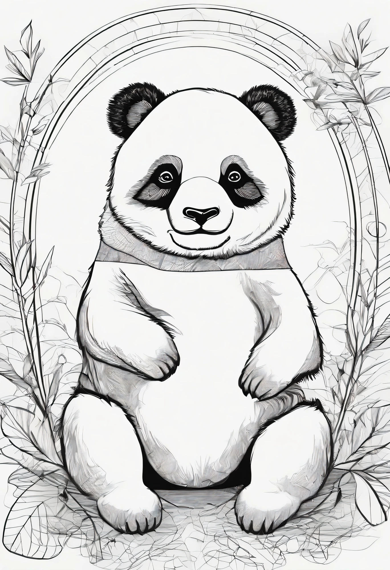 a cute panda