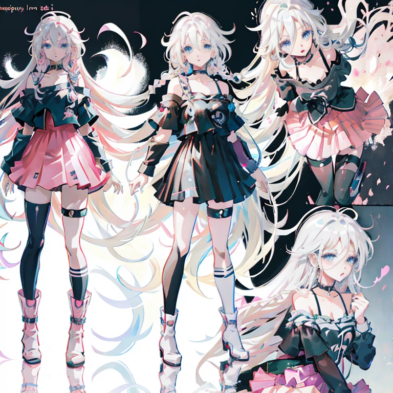 anime style drawing of a woman with white hair and black dress, demonic dragon inspired armor, demon male, white horns queen demon, full body adoptable, human male demon, demon noble character design, beautiful male god of death, female lord of change, male djinn man demon hybrid, full body concept, fit male demon with white horns, djinn man male demon