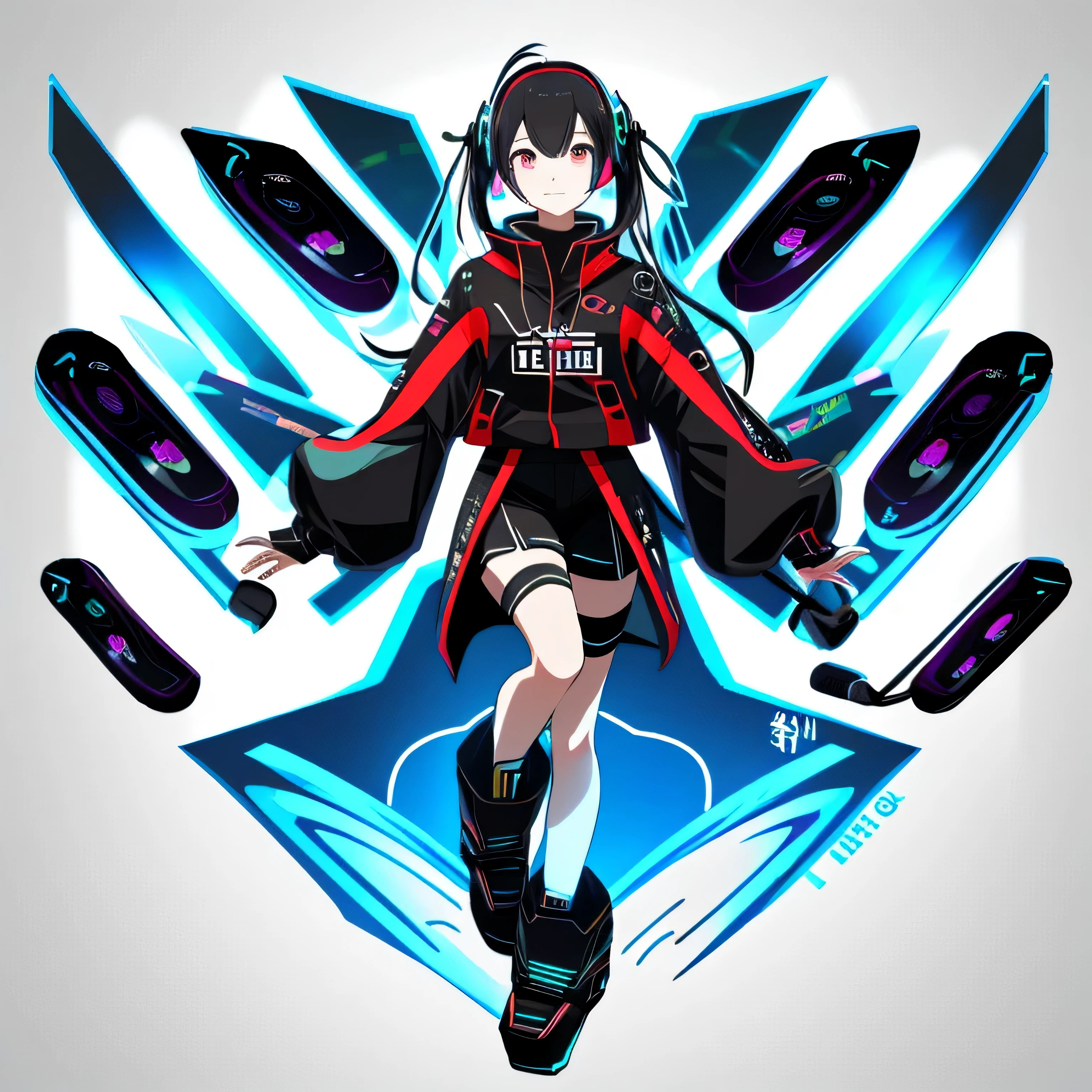 Lingjing Technology,logo design,entertainment,music,internet logo,Virtual idols