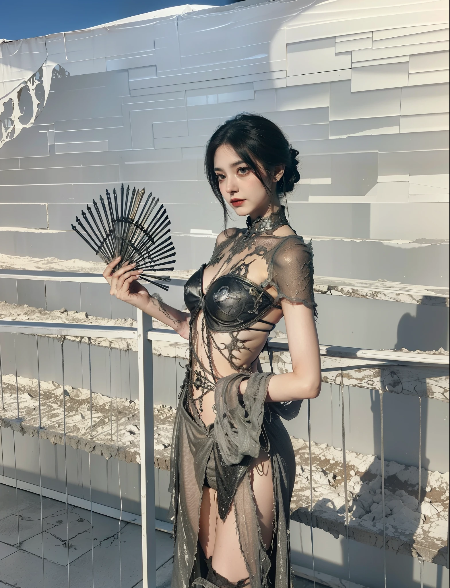 beautifully，Picture of a box full of swords,wing, succubus theme，fallen angel，Excellent，scary，secret horror，tentacle，have eyes，uncanny valley effect，little beast blood moon，skull skeleton，vampire，Hellfire，