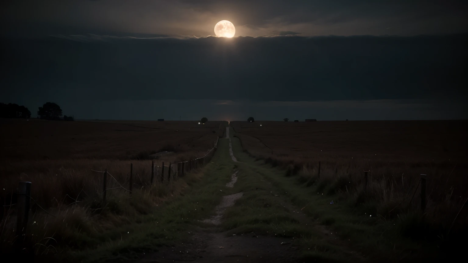 landscape darkness creeps in 