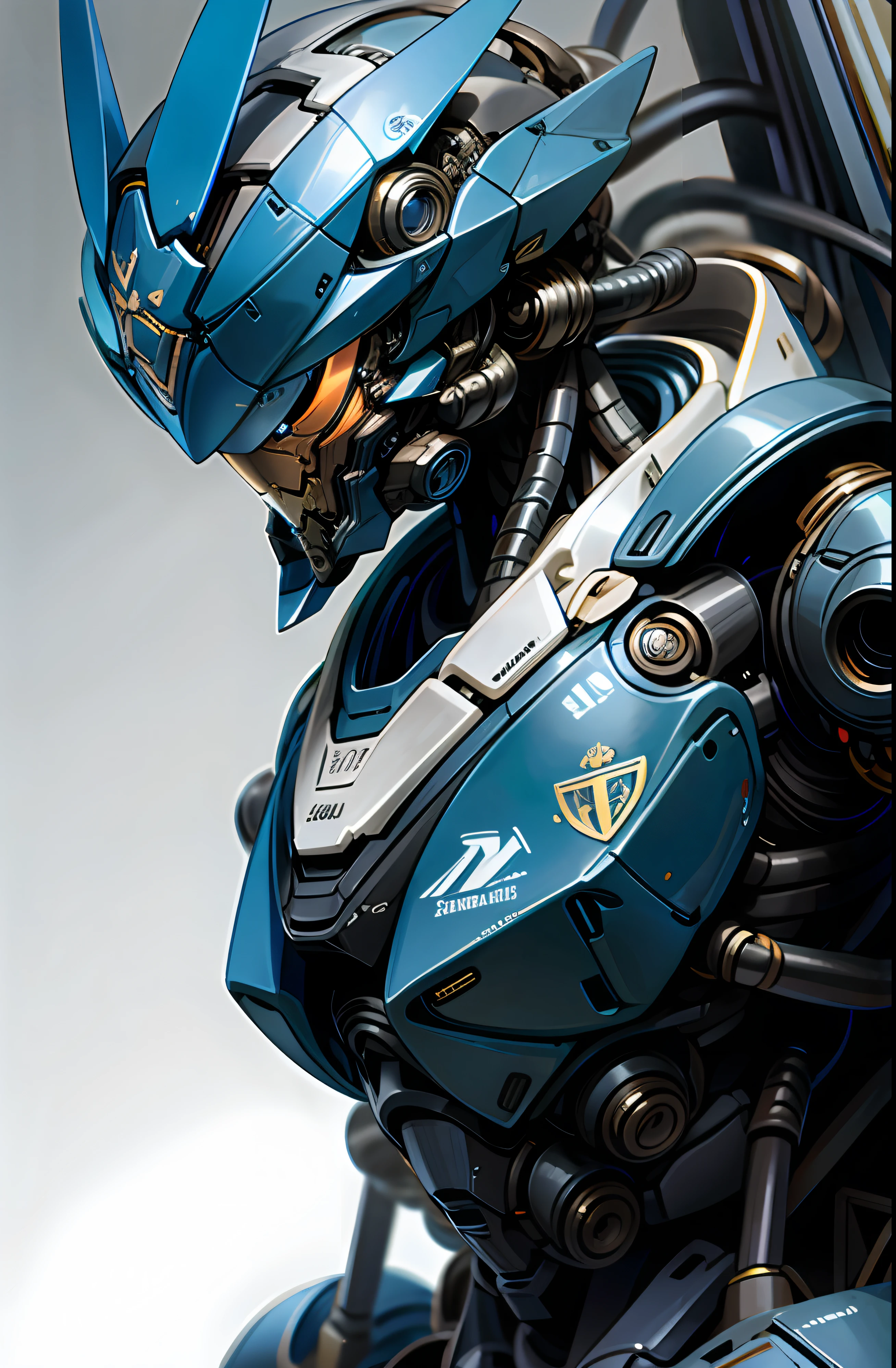 small blue scarab robot