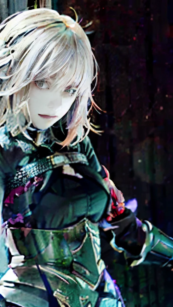 anime, a woman in a purple outfit with a sword in her hand, fate / stay night, anime style like fate/stay night, artoria pendragon, but the armor covers her face, fate stay night, female protagonist 👀 :8, fate grand order, holding a sword on her shoulder, armor girl, fate zero, nier autoamata