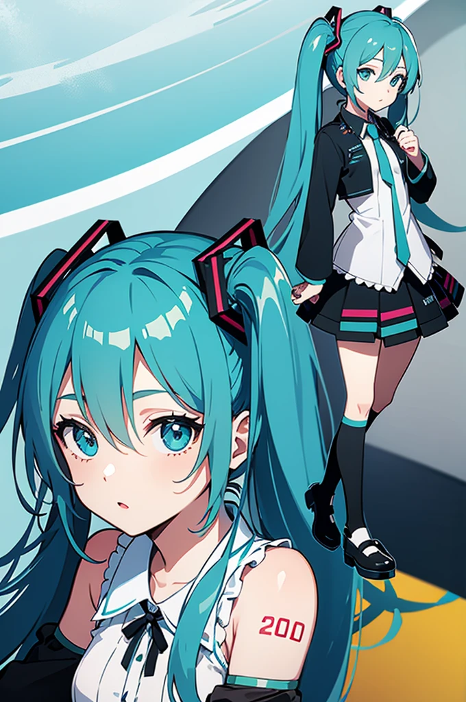 Hatsune Miku in a  outfit