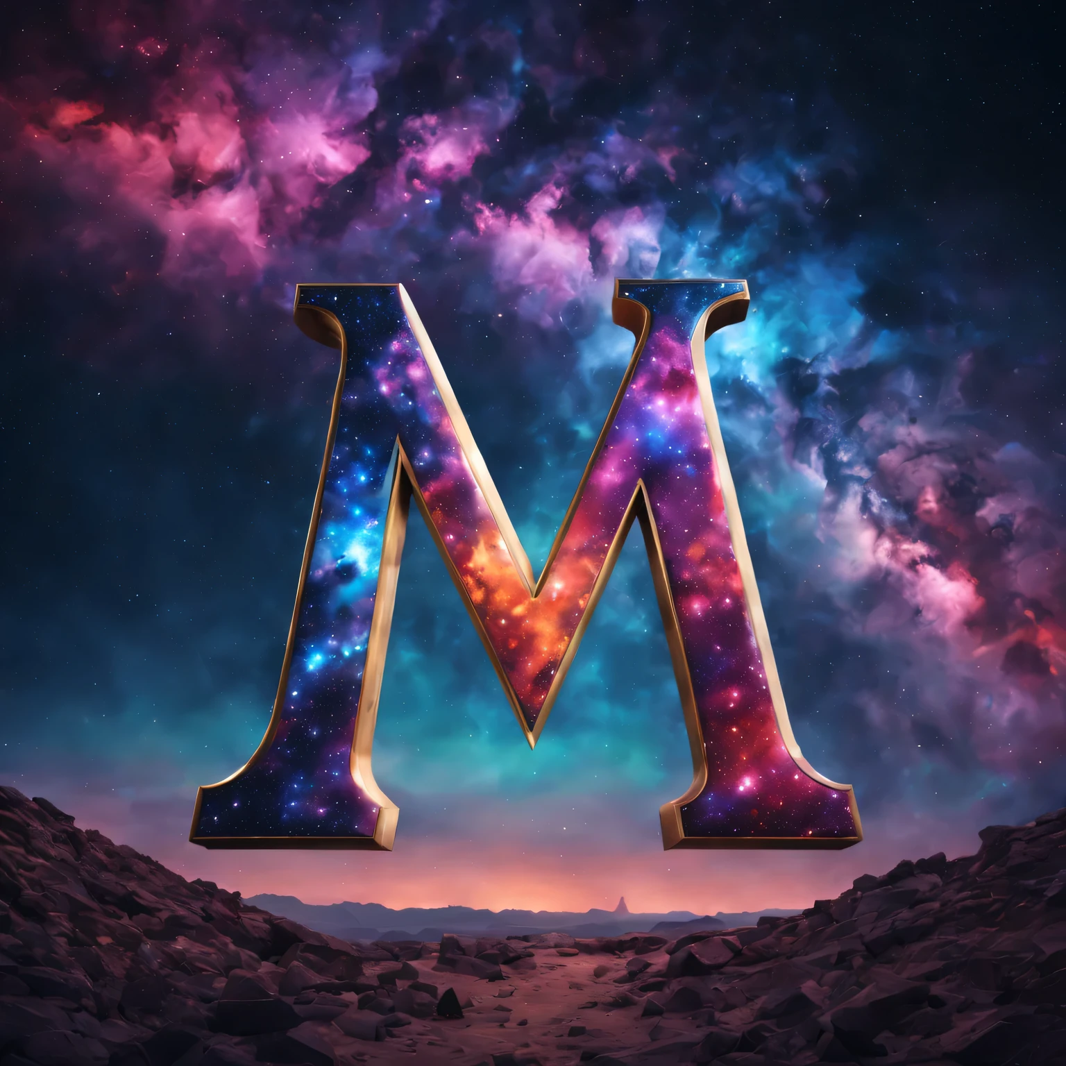 (best quality,4k,8k,high resolution,masterpiece:1.2),Super detailed,(actual,photoactual:1.37)
portrait,fear,concept artist,science fiction,photography
(Energetic,Enchanting) color
(starry,galactic) Light 3D Art: a Enchanting colorful letter M in a cosmic starry sky.