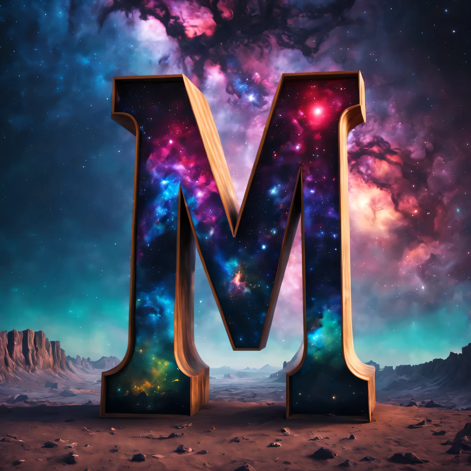 (best quality,4k,8k,high resolution,masterpiece:1.2),Super detailed,(actual,photoactual:1.37)
portrait,fear,concept artist,science fiction,photography
(Energetic,Enchanting) color
(starry,galactic) Light 3D Art: a Enchanting colorful letter M in a cosmic starry sky.