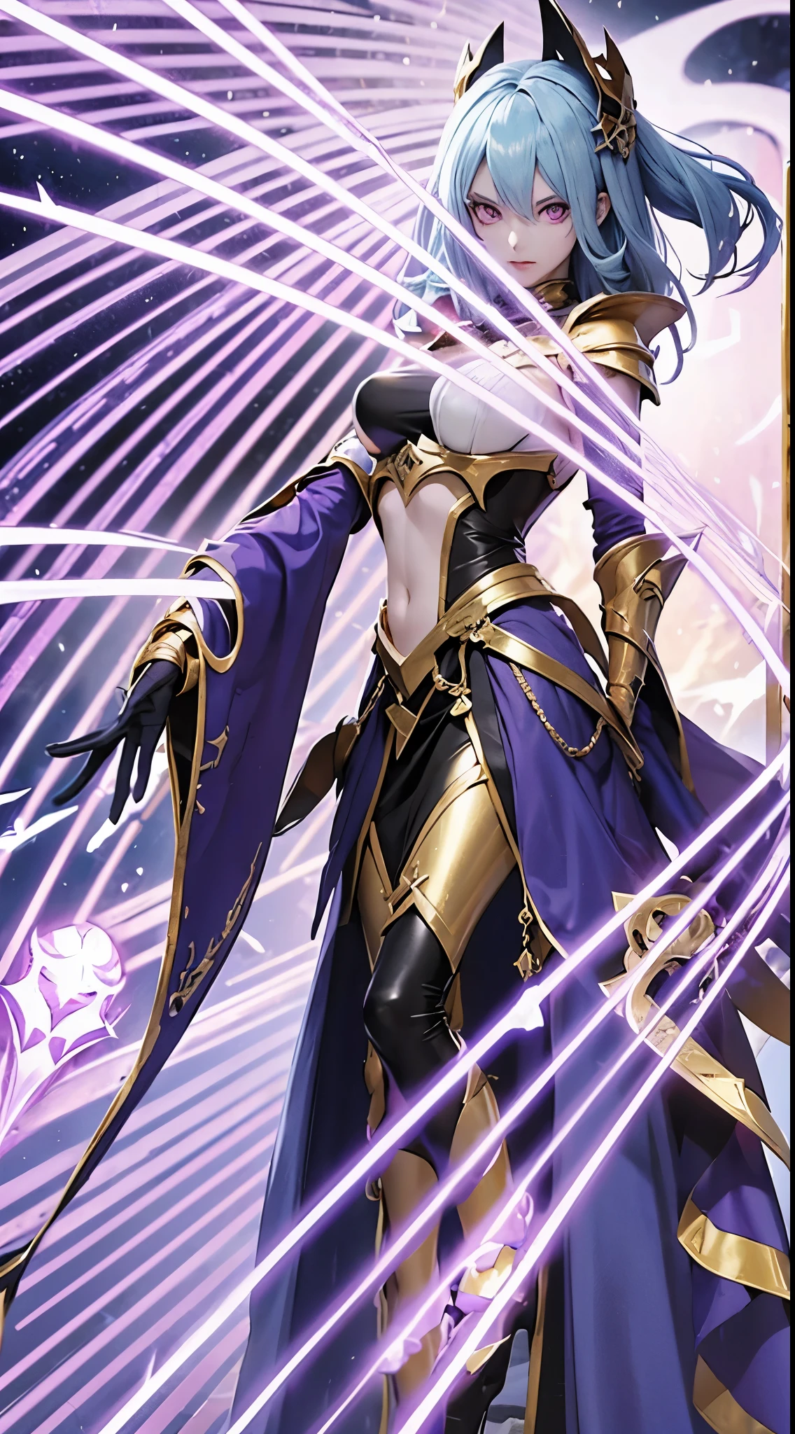 El Shaddoll Construct, Yu-Gi-Oh Card, Purple Body, White Face, purple puppet strings coming out of your fingers, Golden gears connecting your arms, 1 "Shaddoll" monster + 1 LIGHT monster
Must first be Fusion Summoned. If this card is Special Summoned: You can send 1 "Shaddoll" card from your Deck to the Graveyard. At the start of the Damage Step, if this card battles a Special Summoned monster: Destroy that monster. If this card is sent to the Graveyard: You can target 1 "Shaddoll" Spell/Trap Card in your Graveyard; add it to your hand.