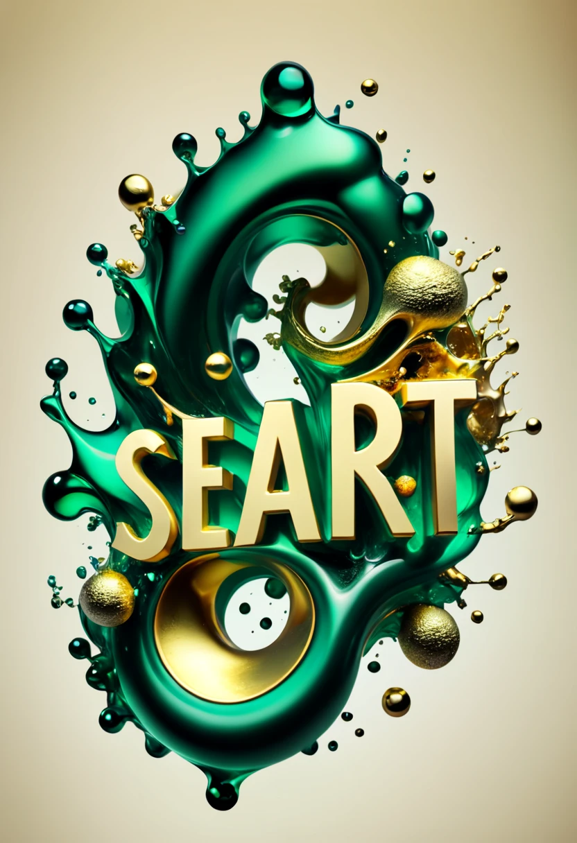 Logo "seaArt", text "seaArt", , txt says "seaArt" . gold neon, reminiscent of Alberto Seveso's 3d. 32k, ultra-clear, digital render, golden ratio High Resolution, High Quality, Masterpiece