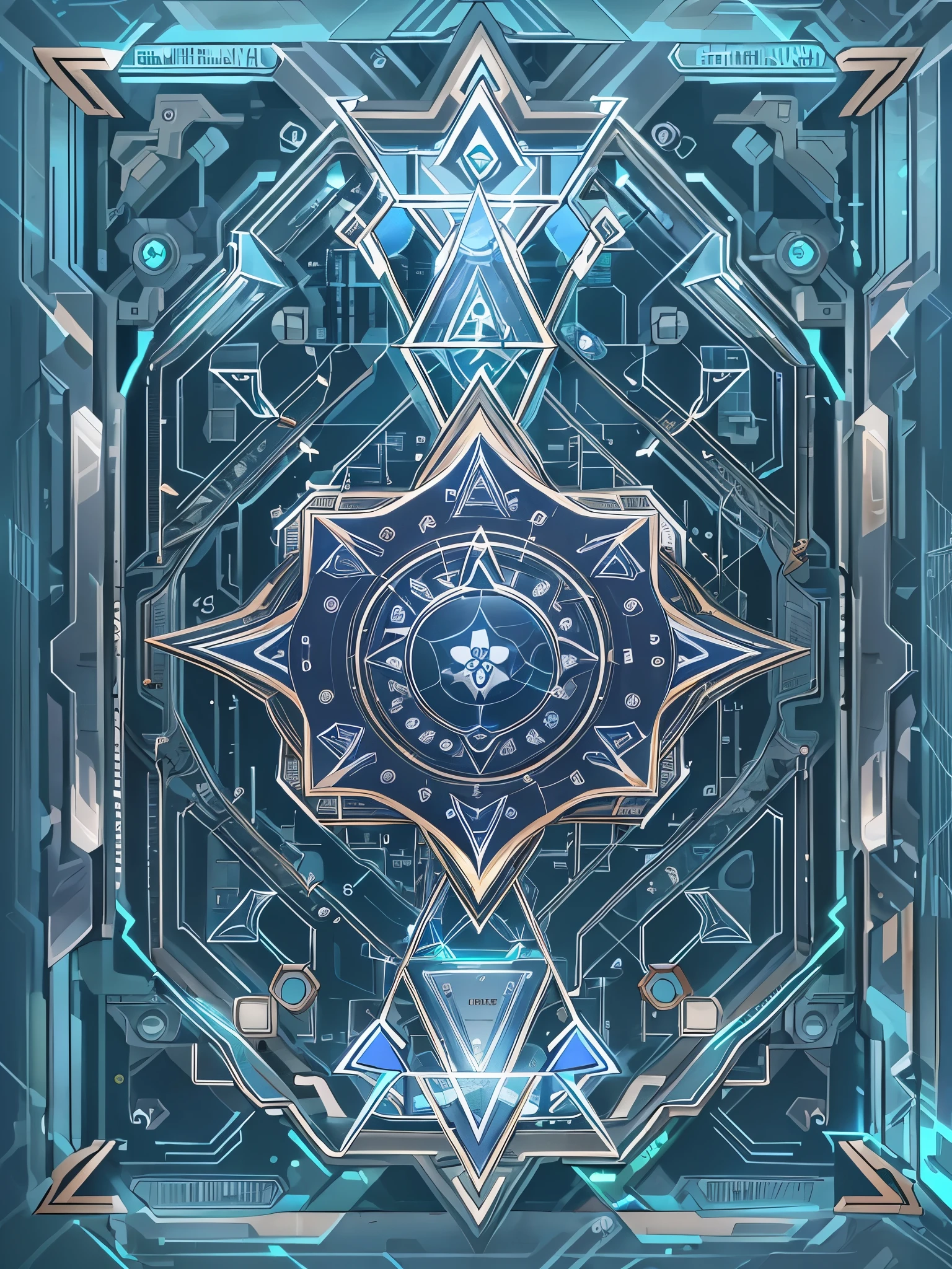 (Game King Card:1.5, rotational symmetry),angelcore,(cowboy shot),minimalist compositions,ocean waves, Electroluminescent Wire,Dreamy Glow,conceptual digital art, Azure blue and gray,(Very detailed, reasonable design, Clear lines, High sharpness,best quality, masterpiece, 4K )