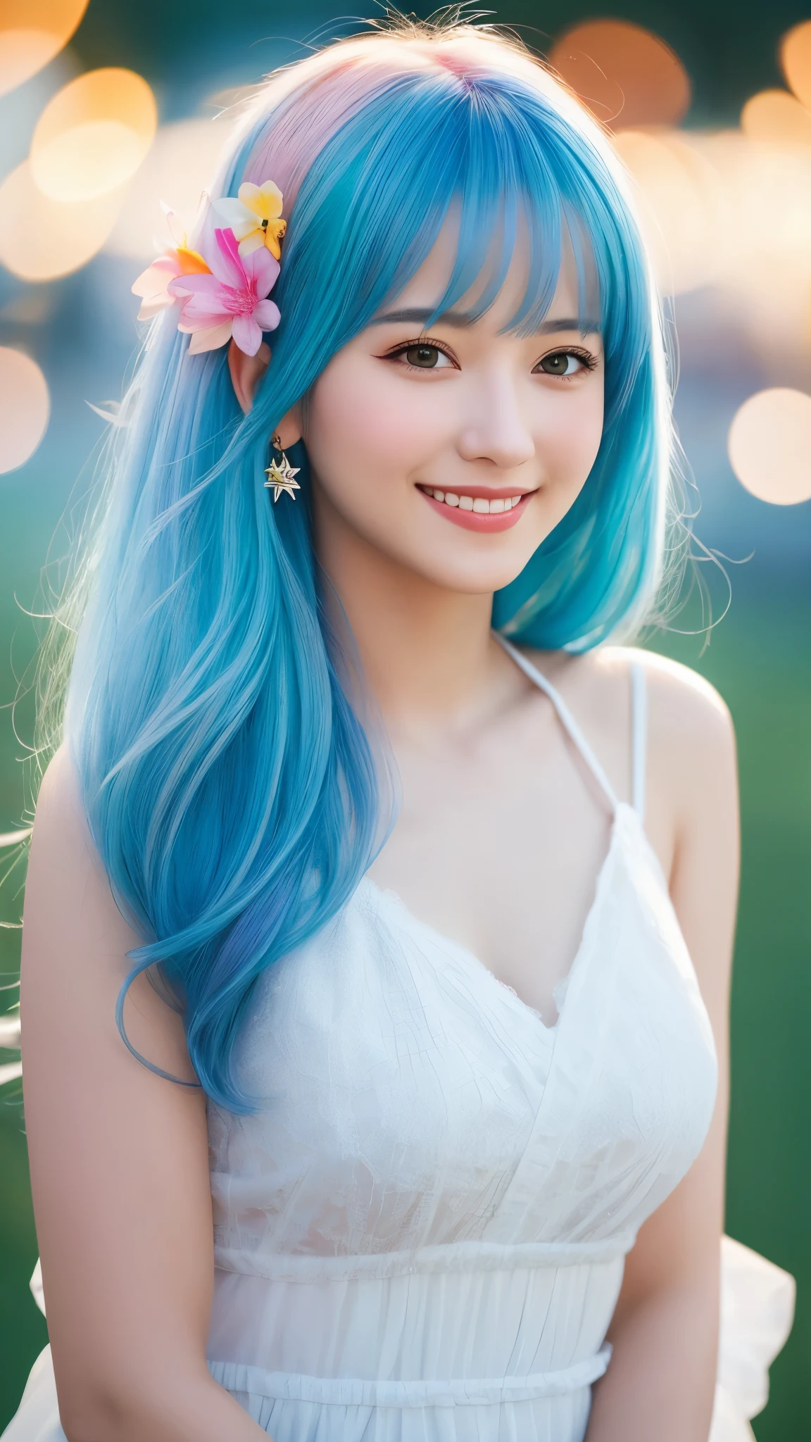 1girl, floating hair, light smile, colored inner hair, hair behind ear, best quality, 35mm lens, f/1.8, perfect skin, realistic, (adult face:1.2), 8k, award-winning photograph,gorgeous, (portrait:0.6), Cinematic, ultra high res,
