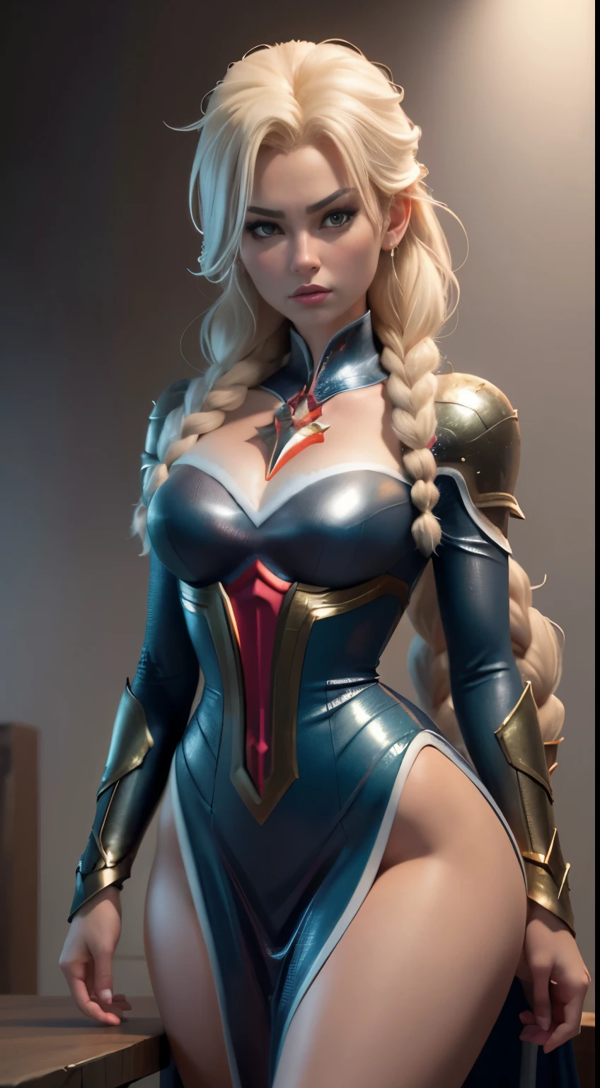 (N:18dragonballz-Elsa frozen Disney mezclando modelos .) (ultra FUSIÓN de cabello blanco y rosado) Highly detailed CG unity 8k wallpaper, style shot, complex, high detail, dramatic, highest quality movie still image, very detailed, masterpiece, best quality, character design, Elsa, Elsa from Frozen,N:18dragonballz fusión (( Dark style)), realistic ultra-detailed rendering style, natural light, sharp character design, (hard focus, 8k), (((natural skin texture))), 8k textures, soft cinematic lighting, adobe lightroom, dark room, hdr, Sophisticated, Elegant, Rich Detail, Sharp Focuilm Look) )), Soothing Tones, Detail Frenzy, Intricate Detail, Super Detail, Low Contrast, Soft Film Lighting, Dull Colors, Exposure Blending, HDR, Fade, 35mm, f/1.4, ISO64, f16, 25 sec.