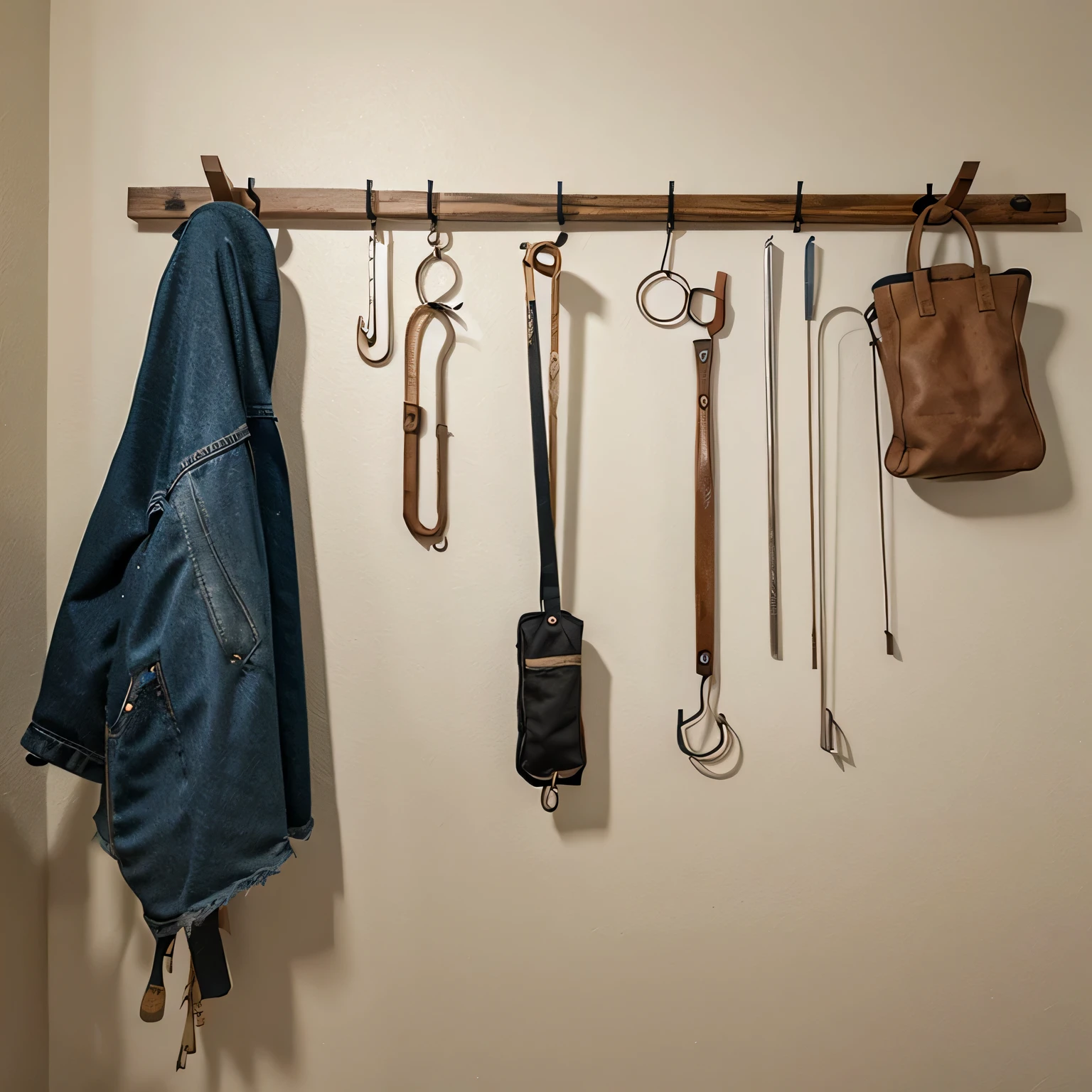 wall art of various hanging methods, including hooks, nails, and adhesive strips.