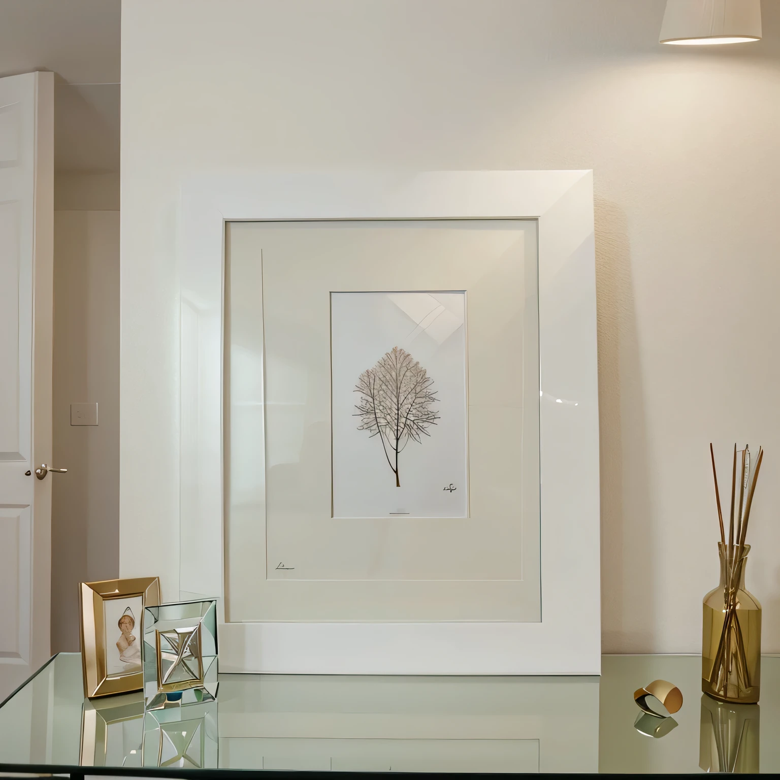 wall art of framing artwork with glass or acrylic sheet.