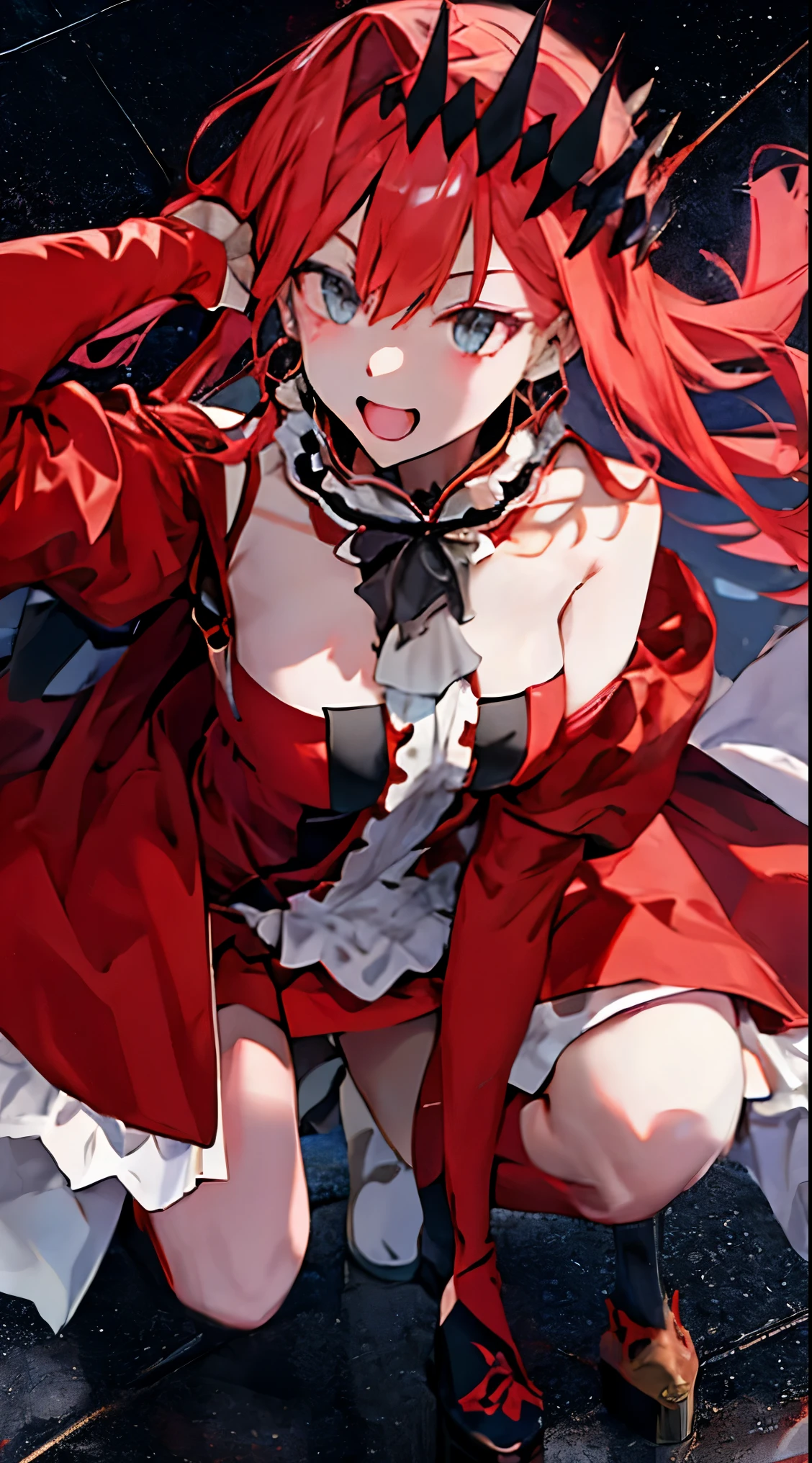 Fate/GrandOrder,tristan,red dress