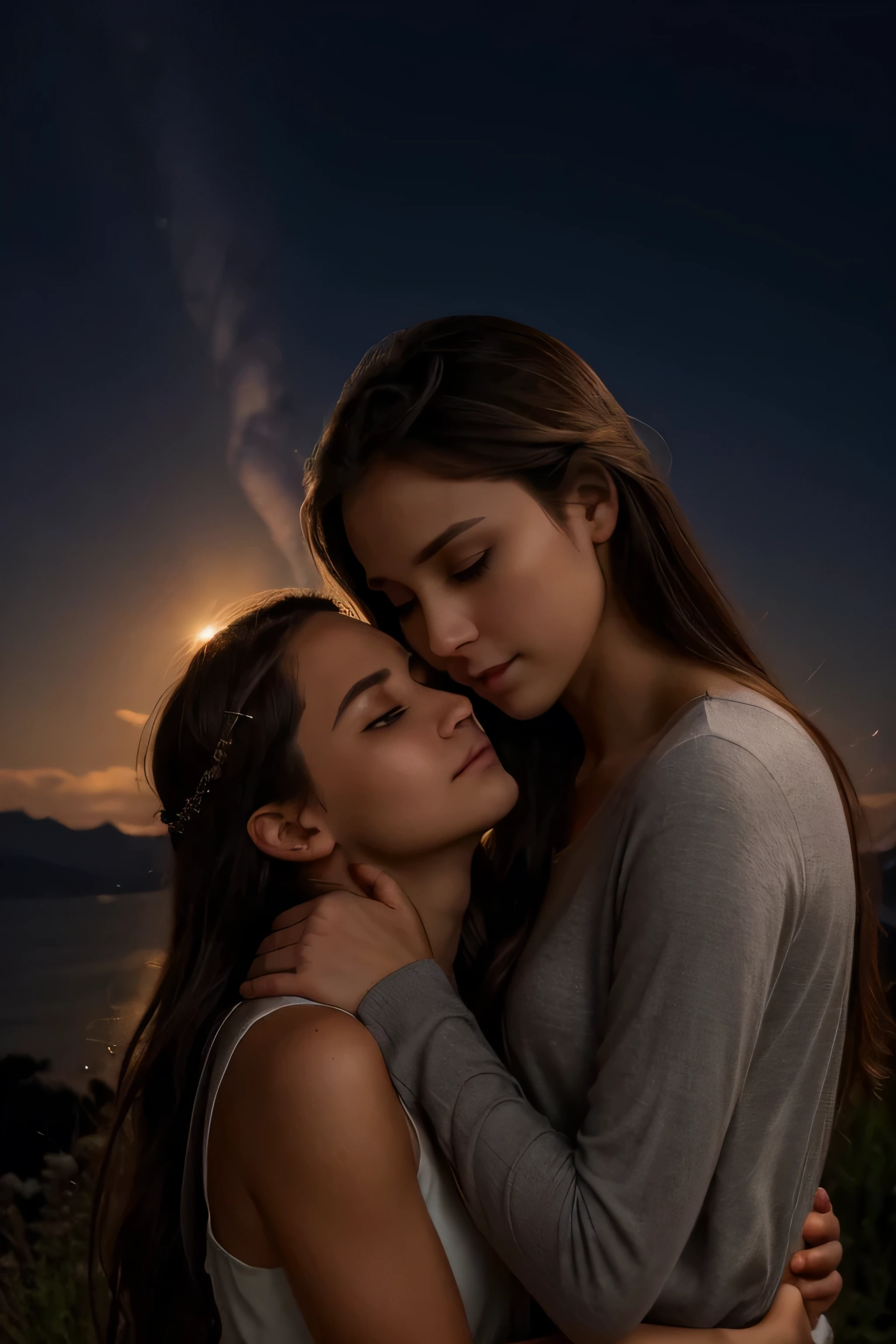 In the embrace of twilight's gentle glow, I find solace in the depths of your beautiful grey eyes. Each glance is a whispered sonnet, a silent symphony that echoes the tender whispers of our hearts. Lost within their enchanting hues, I discover a universe where love knows no bounds, where every flicker holds the promise of eternity.