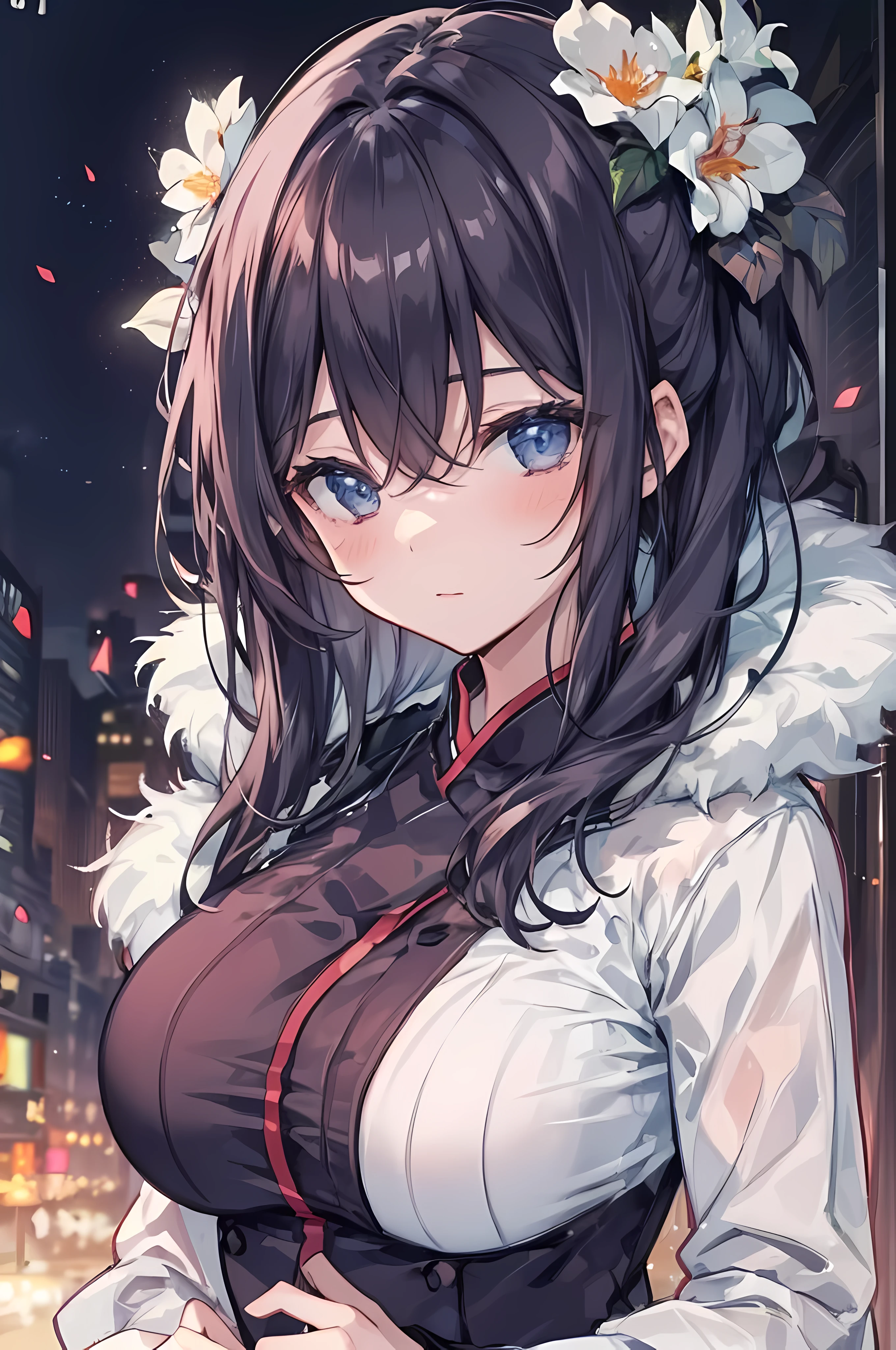 Glossy skin、beautiful girl、cute、big breasts 、Clothes
