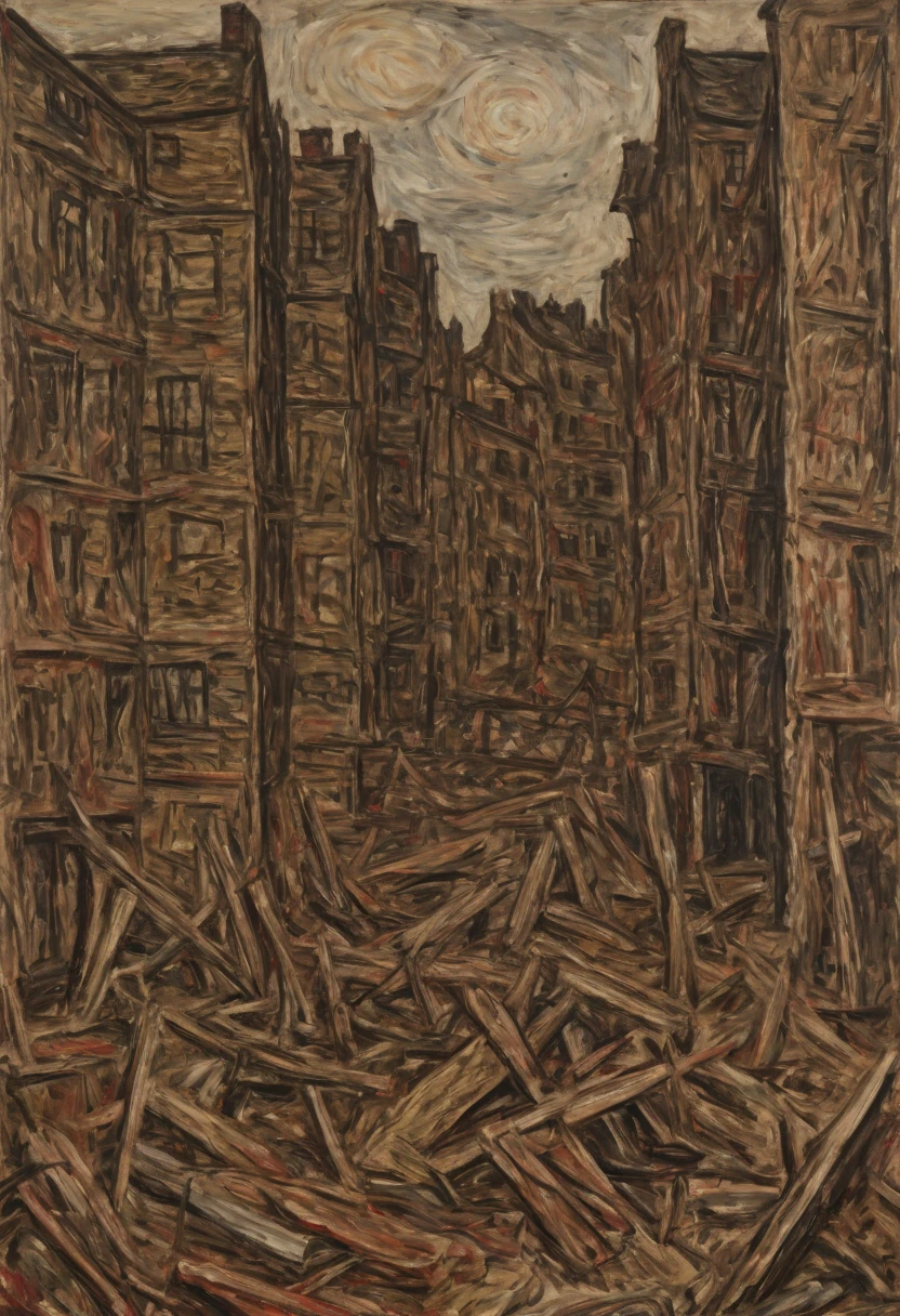 by Leon Kossoff, best quality, masterpiece, 8k