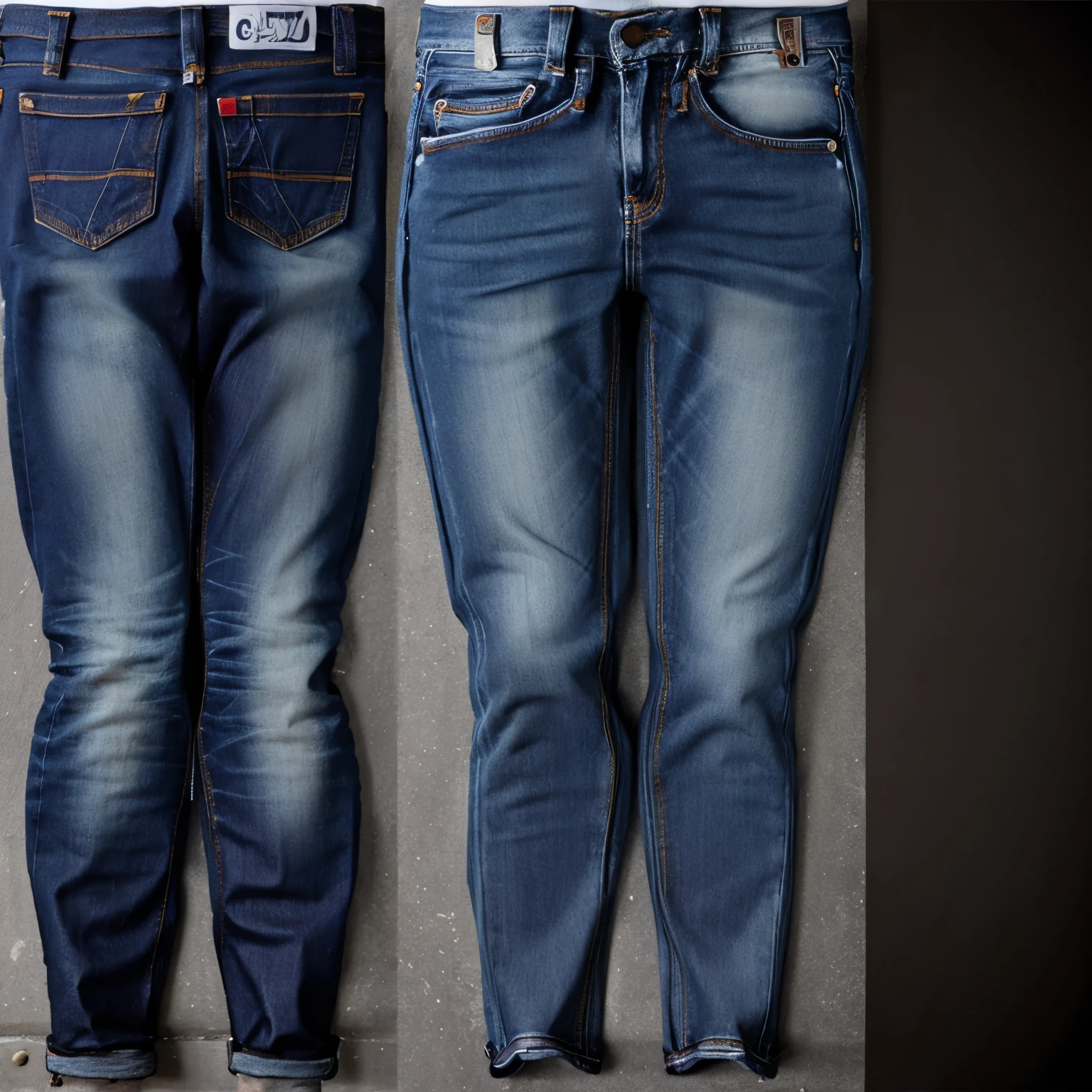 male jeans template