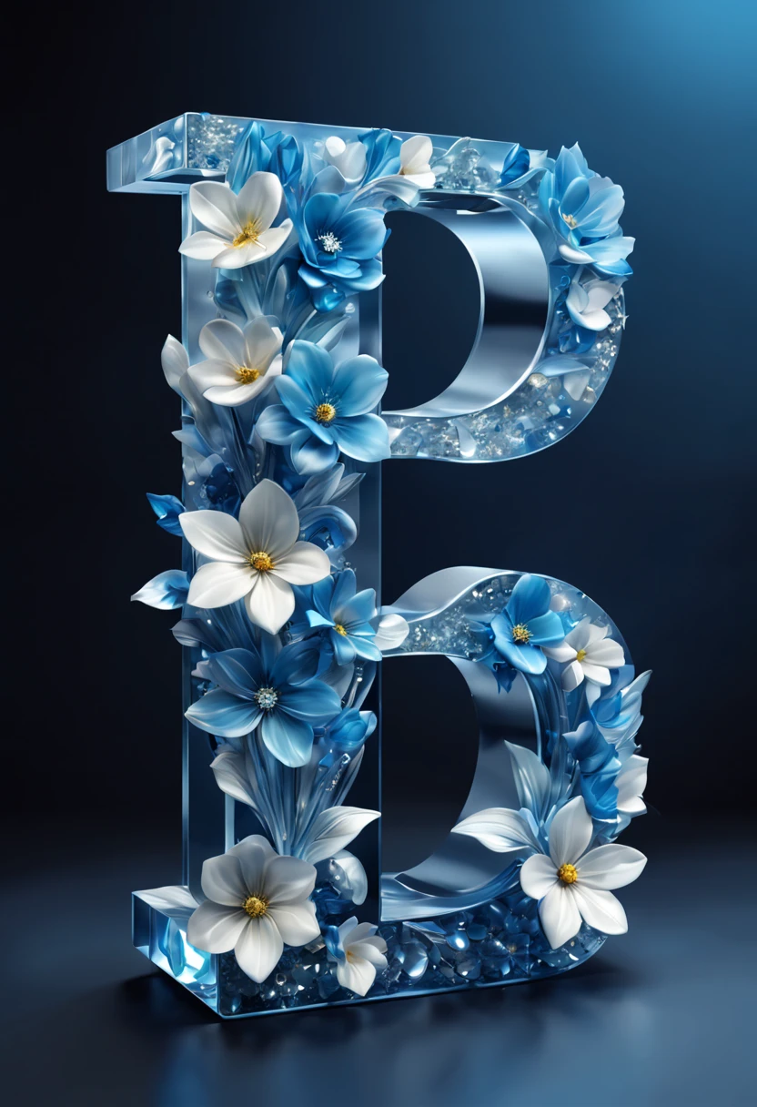      3D font design L0VE creative font design with distinctive font style，Crystal clear digital art details the best masterpieces, best quality, Bright delicate blue white crystal beautiful flowers and crystals, glowing flower, Brilliant volume reveals exquisite digital details,

        background artwork, Highly detailed figures, best quality,High quality detailed art