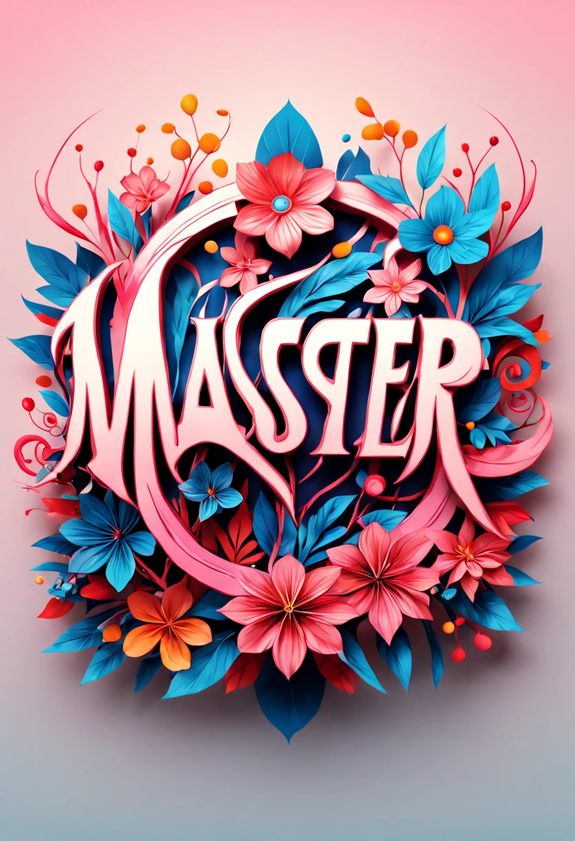text logo, [(Elegant and stylish font design, detailed artwork:1.3) ::0.35], (masterwork:1.4), (font design, stylish fonts), (modern and artistic font:1.2), (cursive fonts: bold fonts: 0.5), (Latin alphabet), (Japanese hiragana), (geometric shapes), (floral elements), (Vibrant color palette:1.3), (Pink and blue accent colors: 1.10), Sample words, Clean lines, Intricate details, Stylized characters, Radiant glow, Vibrant colors, Elegant font design