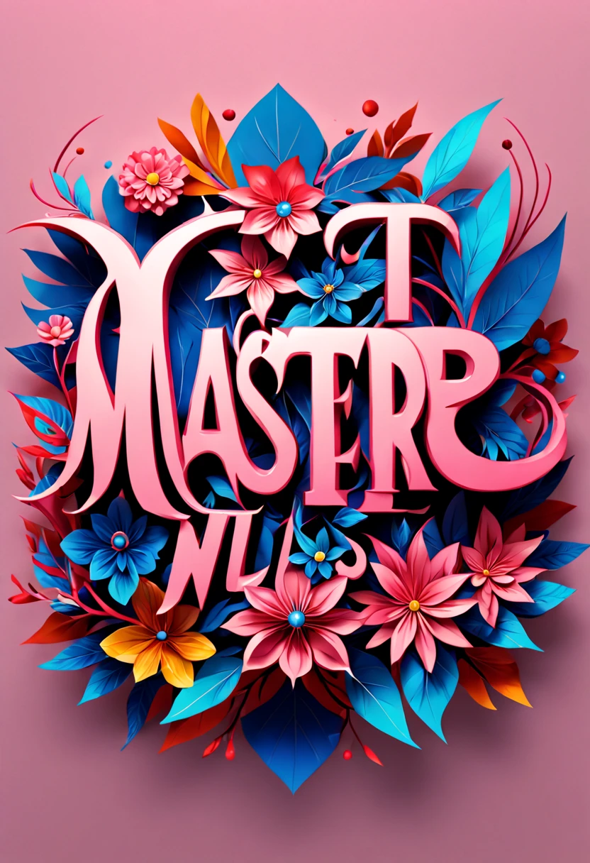 text logo, [(Elegant and stylish font design, detailed artwork:1.3) ::0.35], (masterwork:1.4), (font design, stylish fonts), (modern and artistic font:1.2), (cursive fonts: bold fonts: 0.5), (Latin alphabet), (Japanese hiragana), (geometric shapes), (floral elements), (Vibrant color palette:1.3), (Pink and blue accent colors: 1.10), Sample words, Clean lines, Intricate details, Stylized characters, Radiant glow, Vibrant colors, Elegant font design