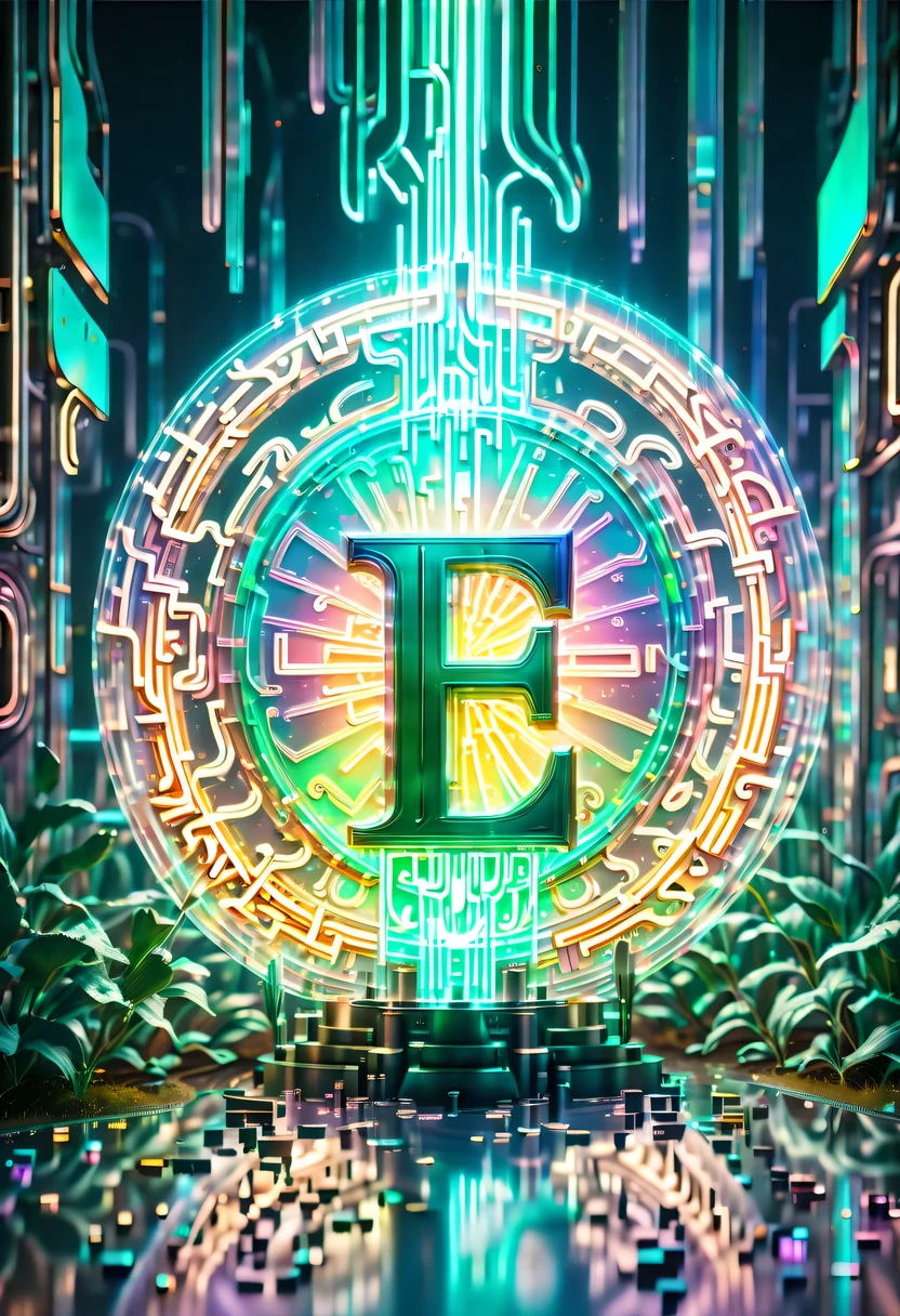 screenshot of landscape("I love you":1.9)Iron word design.gradient background,streamline、complex symmetry、Elegant and gorgeous、Beautifully unique、Sci-fi future、Mechanical texture、bright、Mesh details、Golden luster、sharp edge，Mechanical structure，High-tech equipment，magical text，cyberpunk，Holographic projection，fault art，mechanical aesthetics，neon lights，laser light，fluorescence，glow effect，liquid metal，copper plate engraving，Unreal Engine
