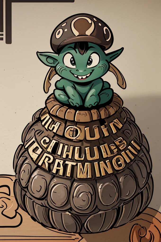 (best quality,4k,8k,highres,masterpiece:1.2),ultra-detailed,(realistic,photorealistic,photo-realistic:1.37),illustration,crude,hand-drawn,goblin-inspired font,mushroom-themed graphics,mossy textures,woodblock printing effect,detailed parchment paper background,aged and weathered appearance,vibrant color palette,fine detail depiction,shadow and highlights,creeping vine details,rough brush strokes,inky black outlines,whimsical and mischievous feel,gritty and organic textures,meticulously carved glyphs,bold and playful character designs,multitude of mushrooms,variety of shapes and sizes,spotted and striped patterns, dotted lines connecting the alphabets,3D effect on each letter,pixel art-inspired mushrooms,unique mushroom-themed symbols,hand-drawn borders and dividers,handwritten title "Goblin's Mushroom Font" in an ornate calligraphy style,intricate details on each letter,with a slight tilt,shaded edges,gouache painting style,captivating storytelling elements,compelling composition,charming and quirky illustrations,A to Z alphabet page,each character neatly arranged,different font sizes and weights,consistent spacing between letters and lines,scanned paper texture,paper grain effect,onion skin texture,vivid color gradients,playful typography style,hand-carved wooden frame around the page,subtle ink smudges,stylized goblin faces incorporated into some letters,soft and diffused lighting.