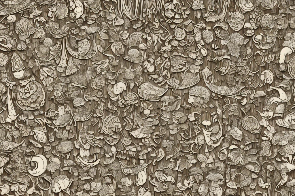 (best quality,4k,8k,highres,masterpiece:1.2),ultra-detailed,(realistic,photorealistic,photo-realistic:1.37),illustration,crude,hand-drawn,goblin-inspired font,mushroom-themed graphics,mossy textures,woodblock printing effect,detailed parchment paper background,aged and weathered appearance,vibrant color palette,fine detail depiction,shadow and highlights,creeping vine details,rough brush strokes,inky black outlines,whimsical and mischievous feel,gritty and organic textures,meticulously carved glyphs,bold and playful character designs,multitude of mushrooms,variety of shapes and sizes,spotted and striped patterns, dotted lines connecting the alphabets,3D effect on each letter,pixel art-inspired mushrooms,unique mushroom-themed symbols,hand-drawn borders and dividers,handwritten title "Goblin's Mushroom Font" in an ornate calligraphy style,intricate details on each letter,with a slight tilt,shaded edges,gouache painting style,captivating storytelling elements,compelling composition,charming and quirky illustrations,A to Z alphabet page,each character neatly arranged,different font sizes and weights,consistent spacing between letters and lines,scanned paper texture,paper grain effect,onion skin texture,vivid color gradients,playful typography style,hand-carved wooden frame around the page,subtle ink smudges,stylized goblin faces incorporated into some letters,soft and diffused lighting.