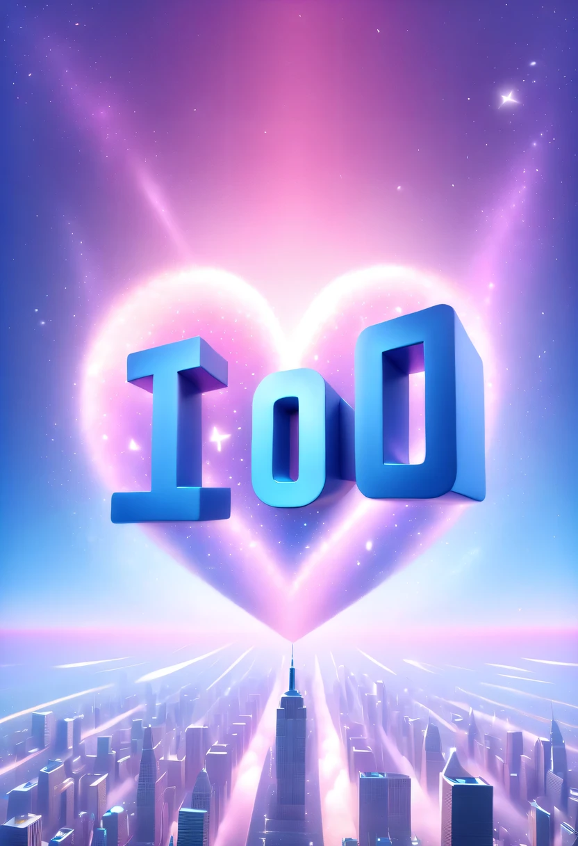 Dubrec style,Cybernetics appear in the sky.(3D font design,text"I love you":1.8),Brilliant fireworks,(Multiple exposure 1.8),Tech city,artificial intelligence neuron,network matrix,eve visual poster,Intricate poster in surreal art style,超现实dream poster,hyper-realistic sci-fi ;dream poster