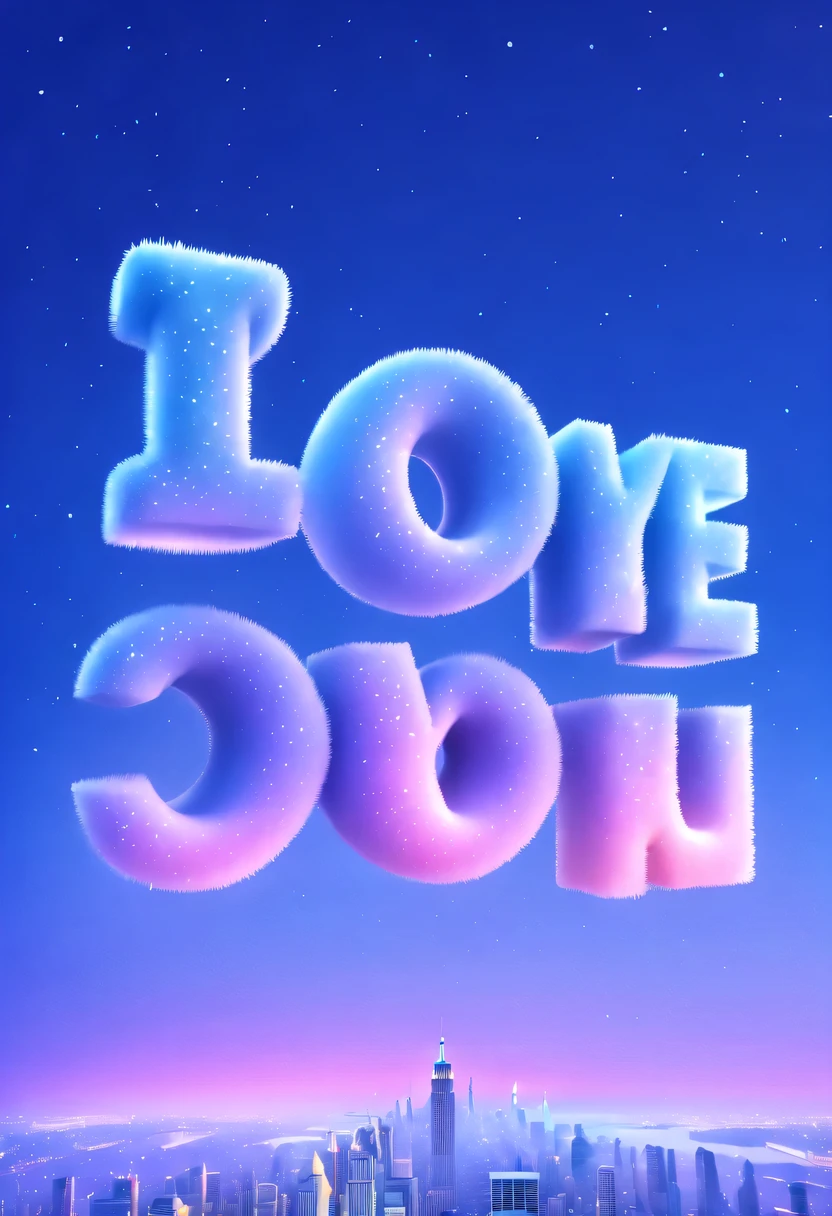 Dubrec style,Cybernetics appear in the sky.(3D font design,text"I love you":1.8),Brilliant fireworks,(Multiple exposure 1.8),Tech city,artificial intelligence neuron,network matrix,eve visual poster,Intricate poster in surreal art style,超现实dream poster,hyper-realistic sci-fi ;dream poster