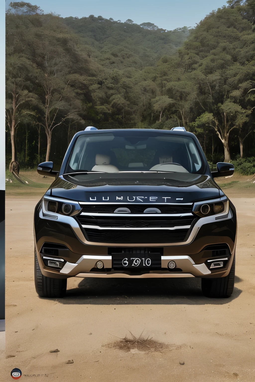 ((realista)), ((carro)), ((SUV)), ((logo V)) ((luxo)) ((esportivo)) ((fundo neutro))