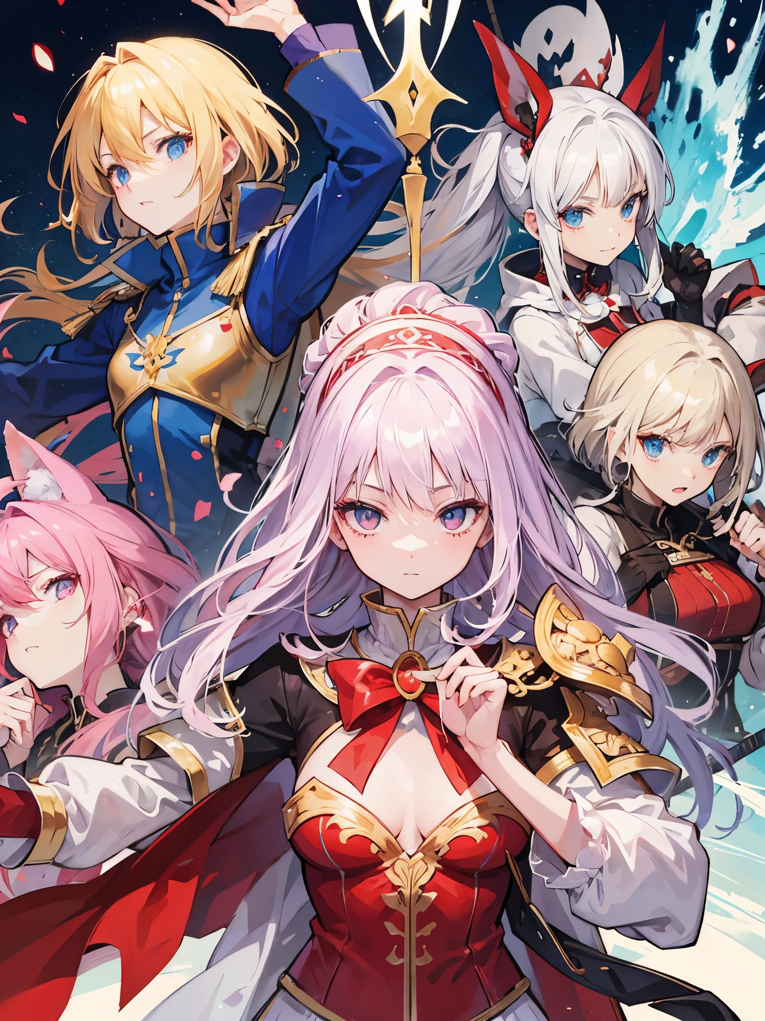 Poland as an powerful anime main character in fantasy world
