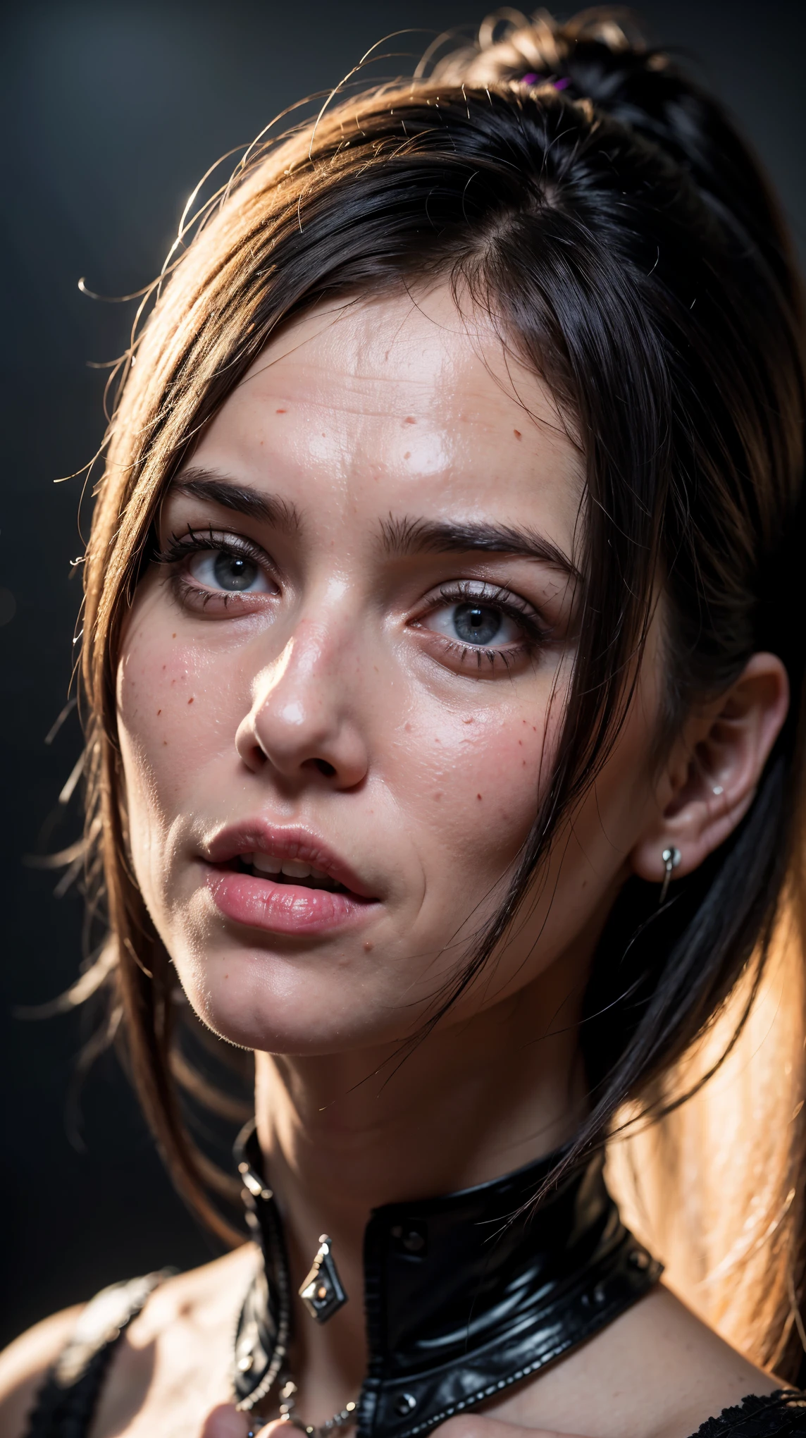 (Based on the game the plague tales), ((Photorealistic)), Photo, cinematic, intricate frame, 1 girl, Amicia from the game the plague tales, Detailed eyes and face, skin pores