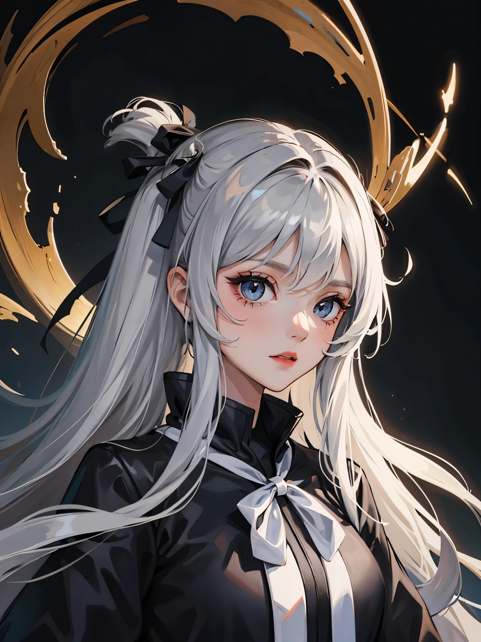 repaint hairs, cut ponytail