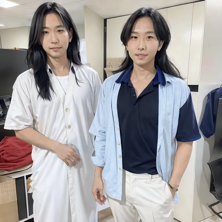 (masterpiece, best quality:1.2), 1man, solo
, hyuga neji in anime naruto shippuden, long hair , black hair, white byakugan eyes, handsome, smile, white clothes, realistic clothes, detail clothes, beach city background, ultra detail, realistic