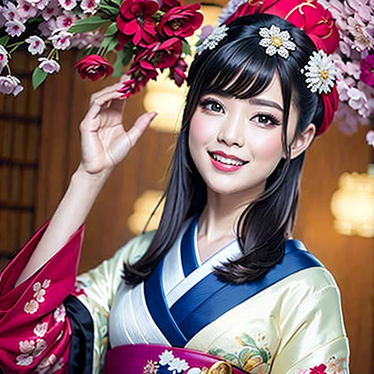 (masterpiece, best quality:1.2), 1girl, solo, j4p4t3st, (geisha) makeup and clothes
