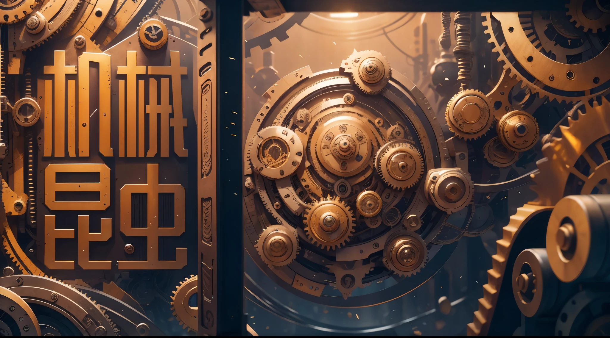 (rotational symmetry,number art,steampunk),(Metal frame:1.5), monitor, Metal World, Metal signs, gears, wires, cables, sparks, screws, (3d sculpture,rendering by octane,volumettic light,Natural soft light,), (super delicate:1.2, lose focus:1.2, extremely colorful, Cinematic Lighting, Chiaroscuro,Ray Tracing), Masterpiece, super rich,super detailed,8k,meccog, high res