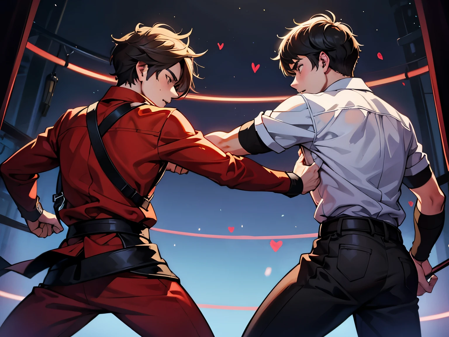 There are two 17 year old boys who are fighting and one rips out the other&#39;s heart.