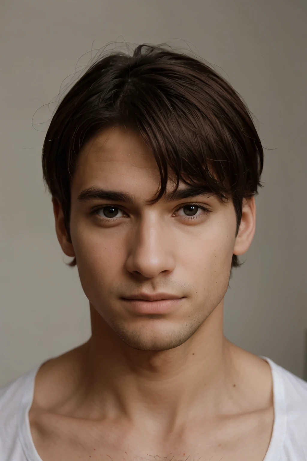 portrait, homme, photo d'identite, fond blanc