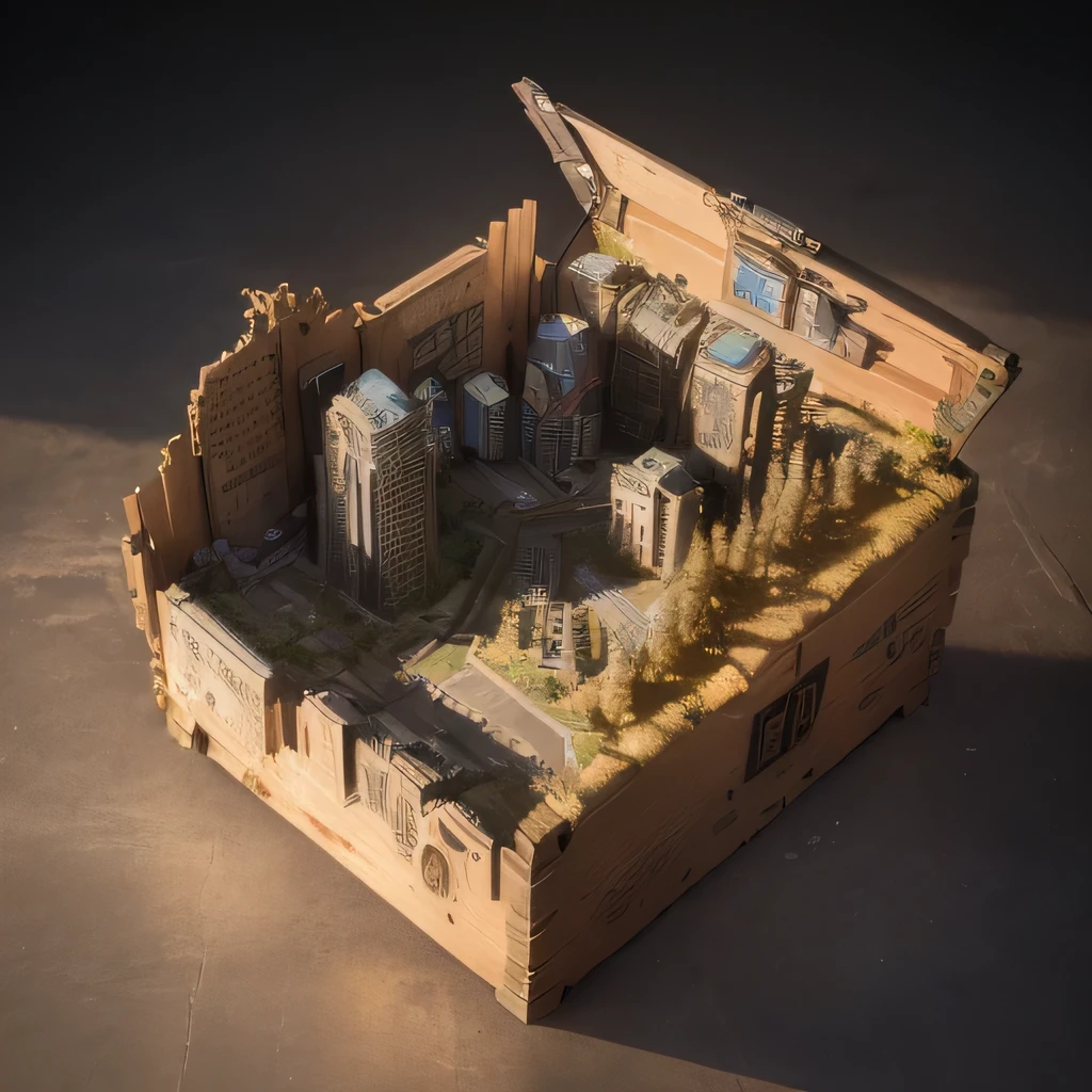 5598年Mars realistic model, (split ends, original photo, best quality, masterpiece:1.4),Steampunk Cyberpunk 6820 City,(CyberpunkMars light:1.3), Mars (related to land),(in a small nature box:1.3),Isometric, small nature, landscape on foundation,landscape,