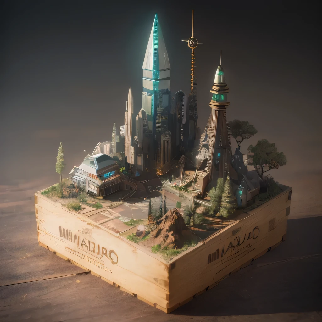 5598年Mars realistic model, (split ends, original photo, best quality, masterpiece:1.4),Steampunk Cyberpunk 6820 City,(CyberpunkMars light:1.3), Mars (related to land),(in a small nature box:1.3),Isometric, small nature, landscape on foundation,landscape,